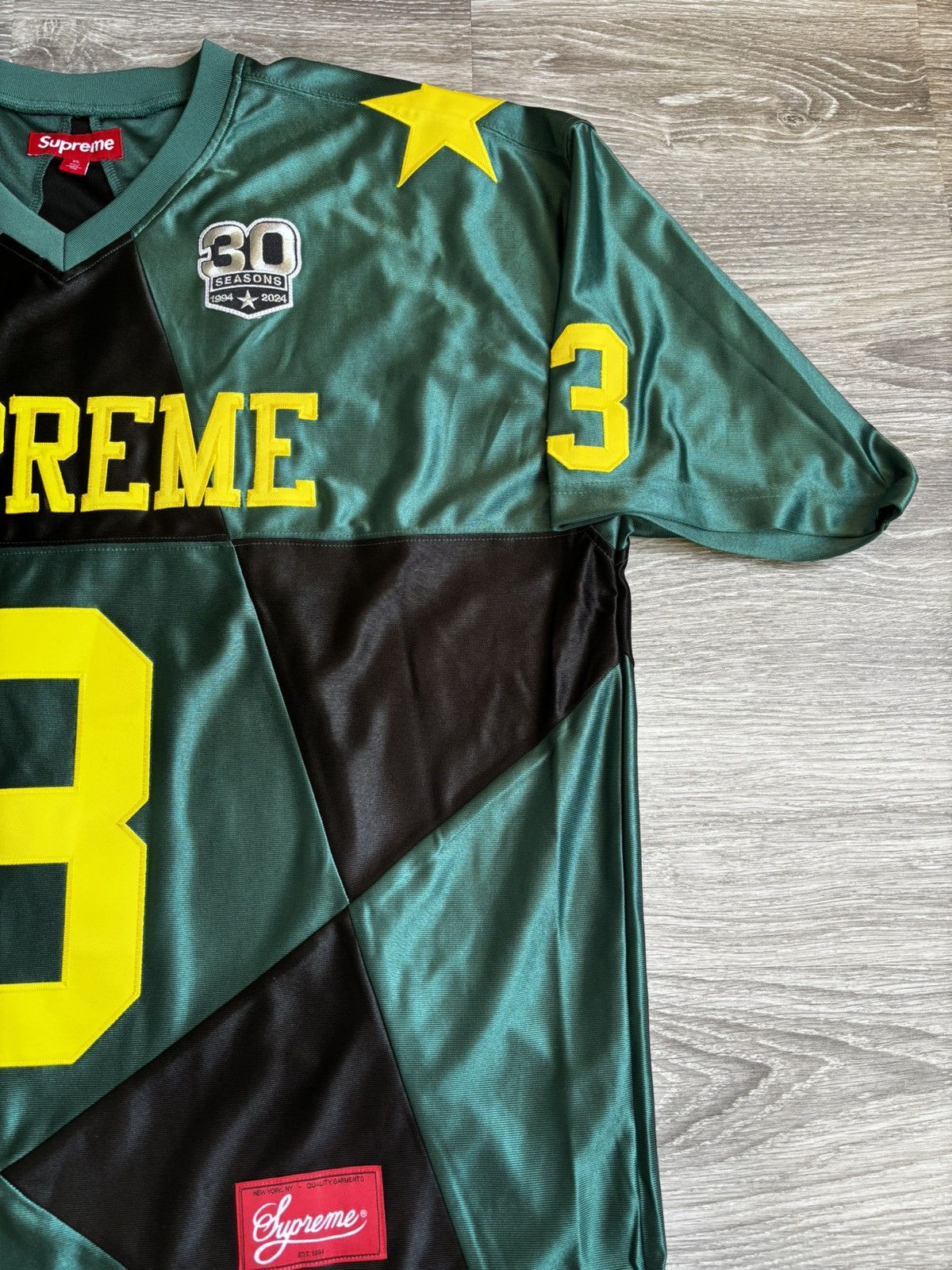 トップス Supreme Star Football Jersey Dark Green Buy Supreme Star Football Jersey 'Dark Green' - FW24KN75 DARK