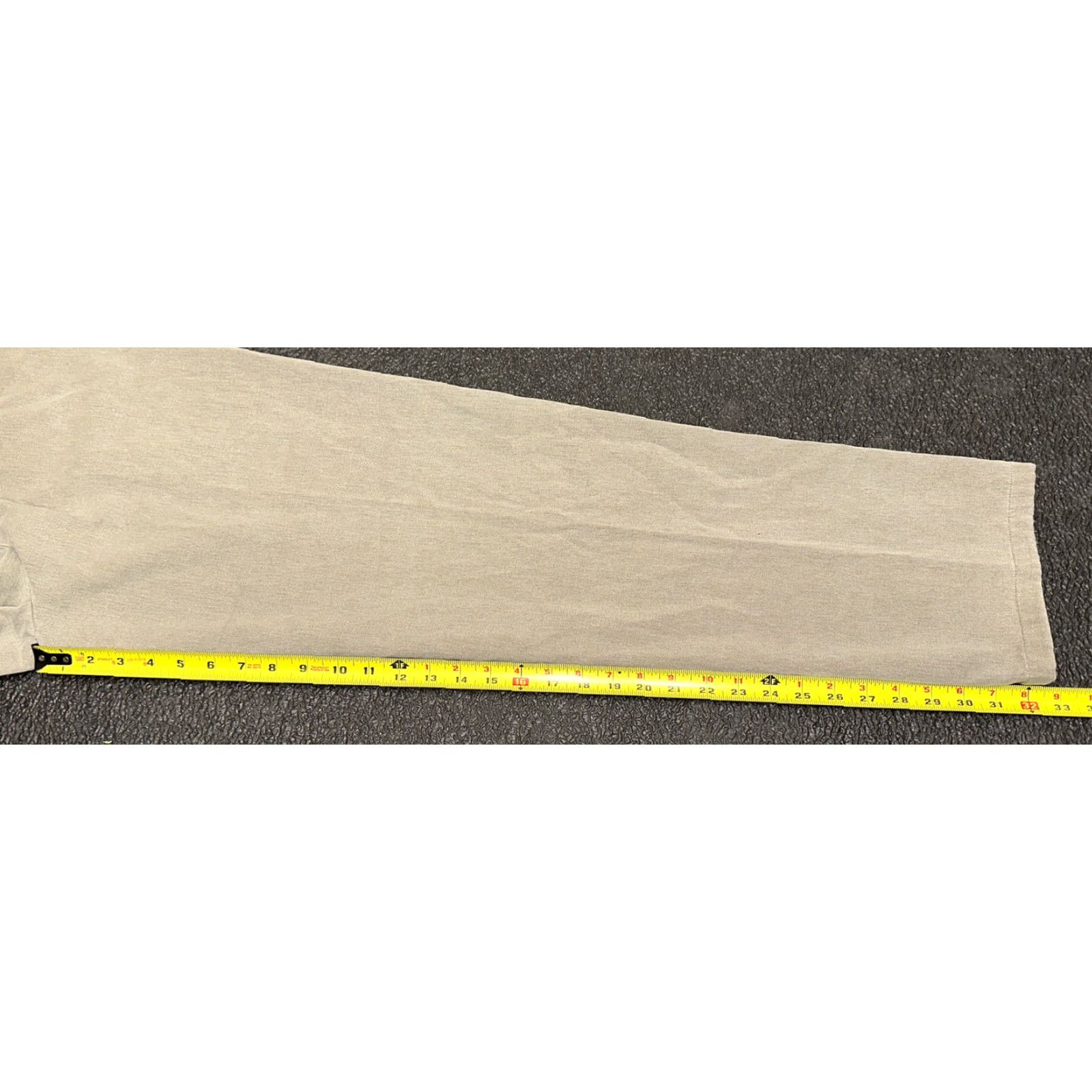 Vintage Alphorn Mens Gray Cotton Zip Fly Casual Pants Size 34 X 33 Pants Regular Men Gray 34 Inseam 33 X 34 Short? Size US 34 / EU 50 - 8 Thumbnail