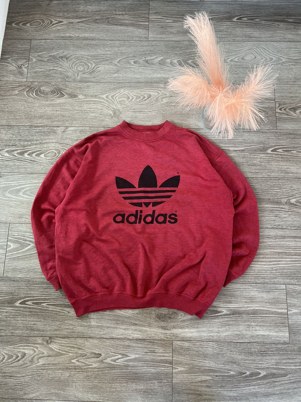 Adidas ‼️Vintage Rare Adidas Oversize Big Logo Crewneck Sweatshirt‼️ Size US L / EU 52-54 / 3 - 10 Thumbnail