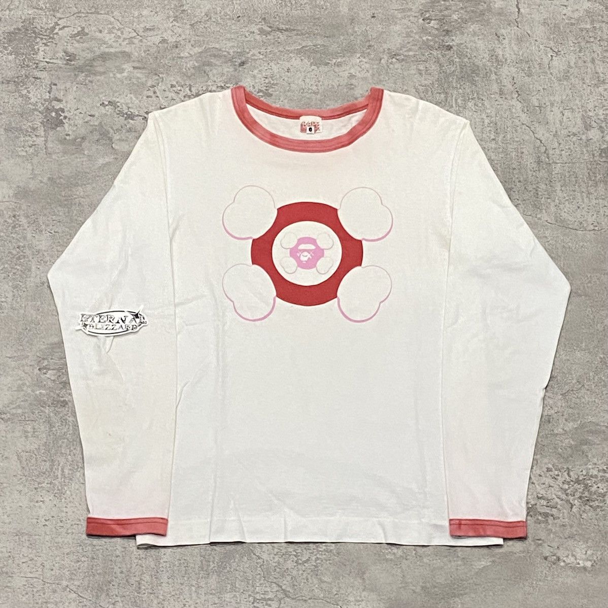 Bape × Kaws Bape X Kaws Logo Long Sleeve Tshirt Size US M / EU 48-50 / 2 - 1 Thumbnail