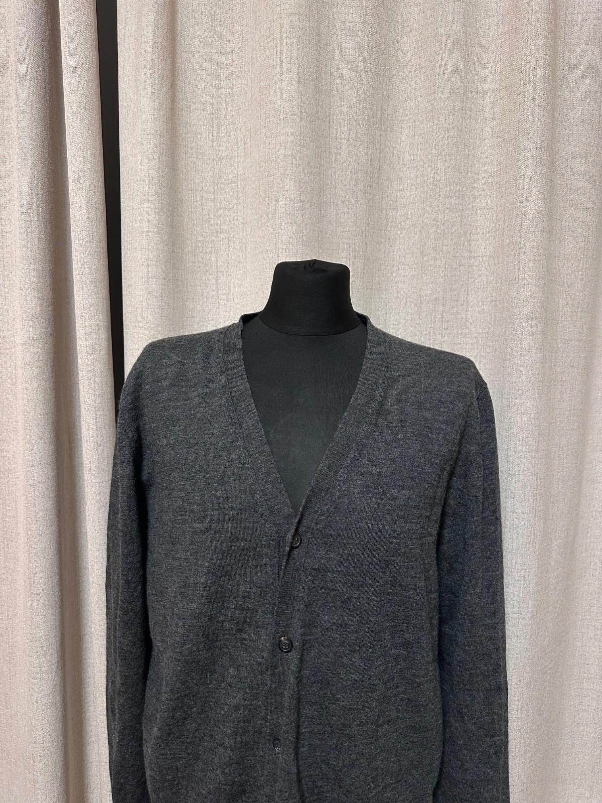 Maison Margiela Maison Margiela Men’s Cardigan Gray Sz L Size US L / EU 52-54 / 3 - 2 Thumbnail