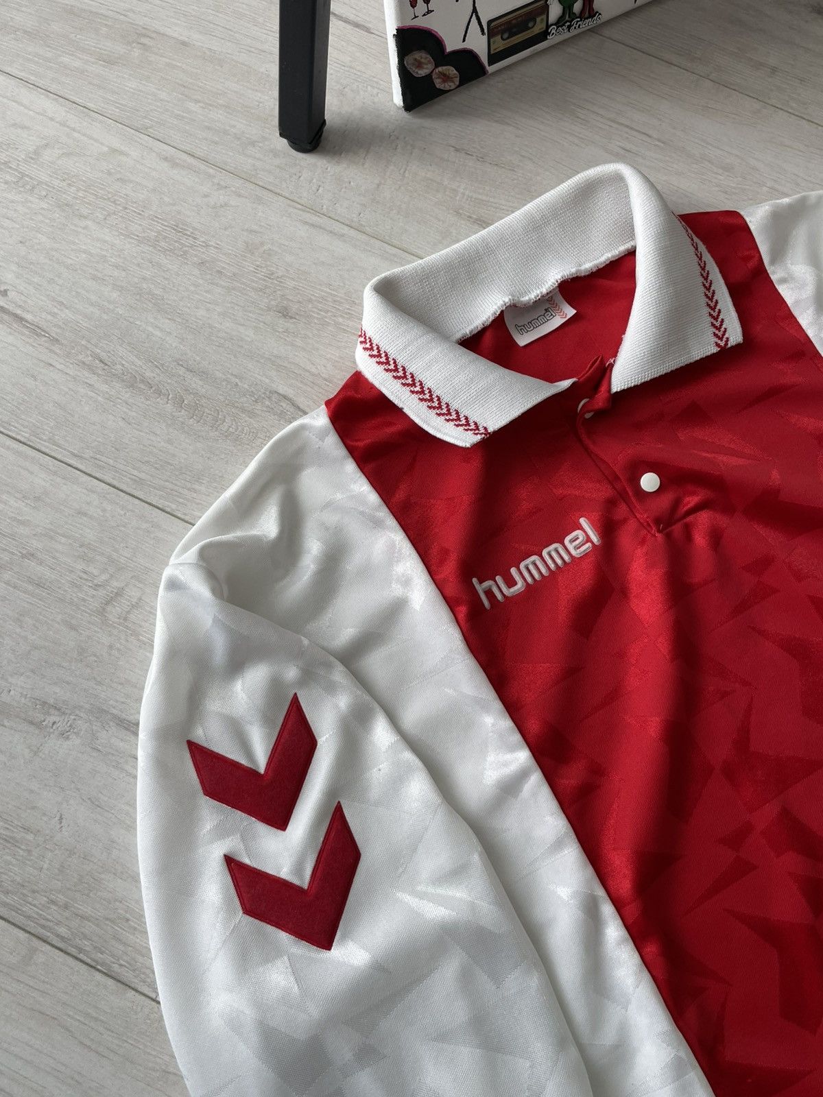 Hummel Vintage Hummel 1992/1994 Denmark Jersey Long Sleeve Shirt Size US XL / EU 56 / 4 - 5 Thumbnail