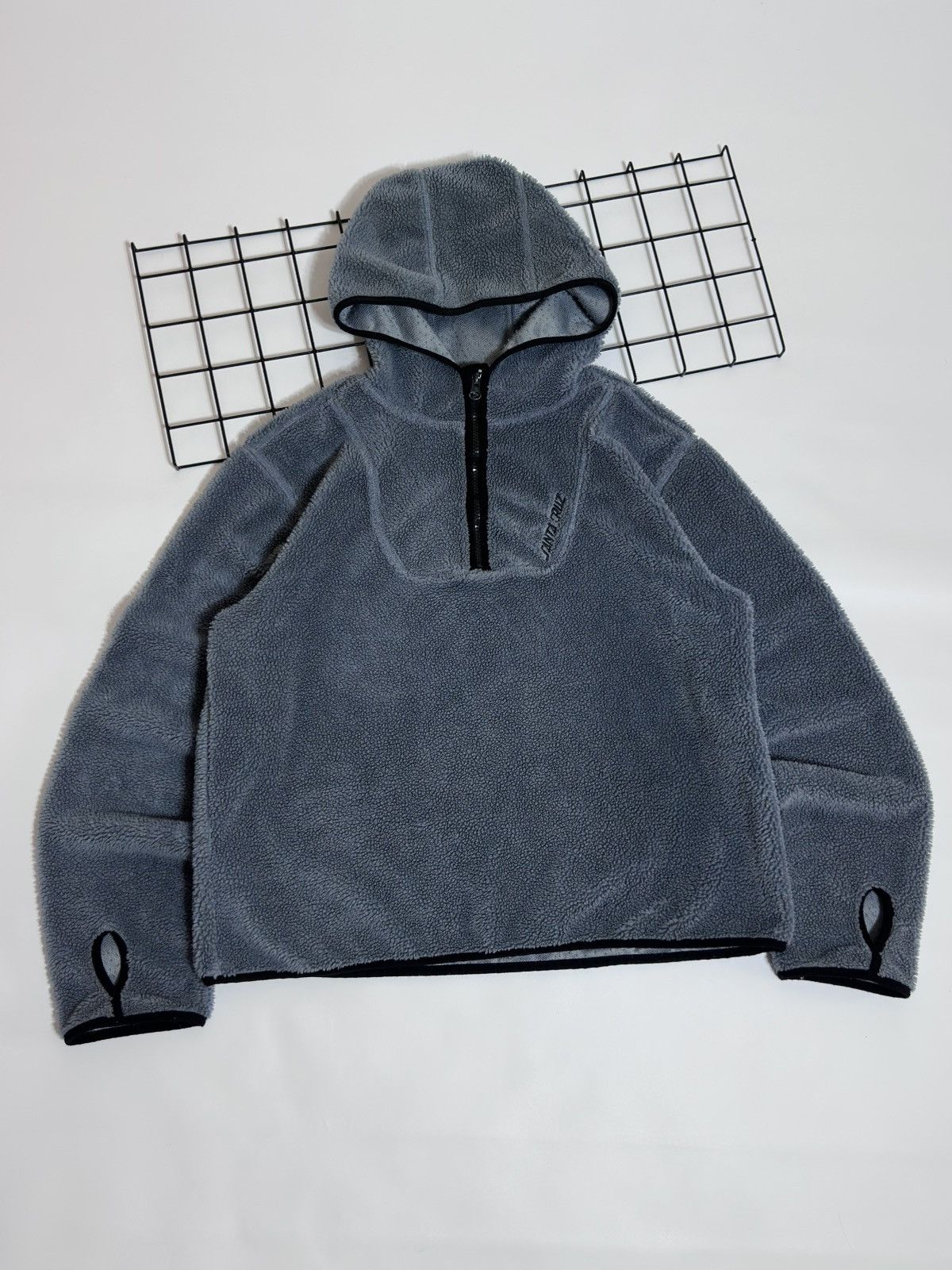 Santa Cruz Skateboards Santa Cruz Sherpa Fleece Hoodie Half-Zip Gorpcore Style Size L / US 10 / IT 46 - 1 Thumbnail
