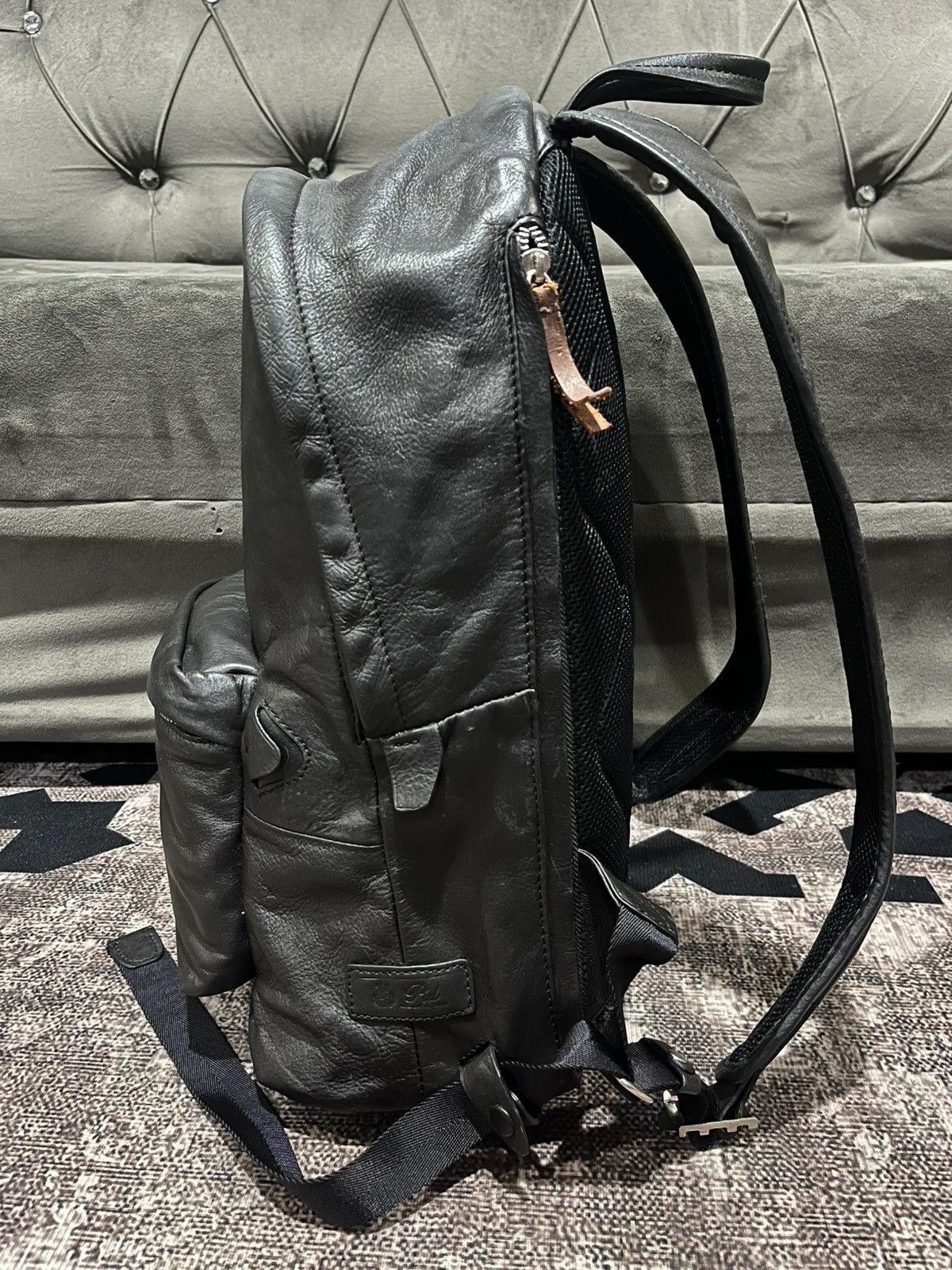 Japanese Brand Authentic Brand P.i.d Leather Backpack Size ONE SIZE - 4 Thumbnail
