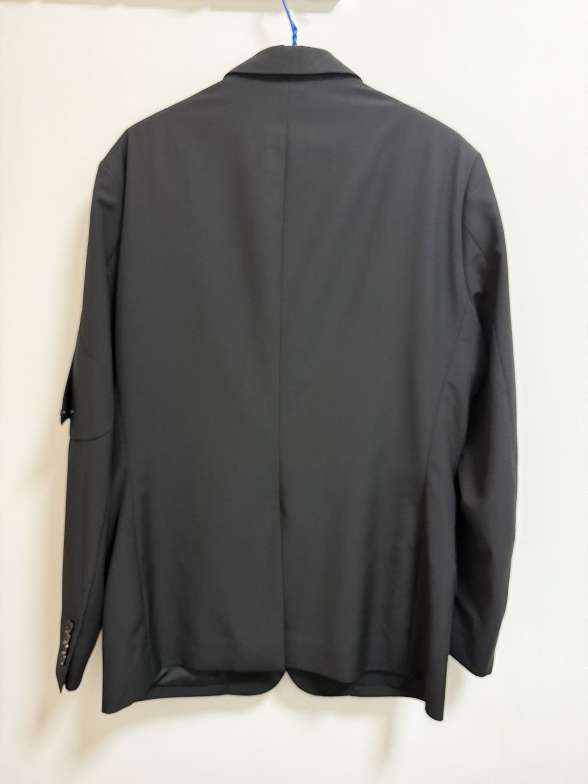 Dior Dior black wool saddle blazer jacket 50 Size 50S - 3 Thumbnail