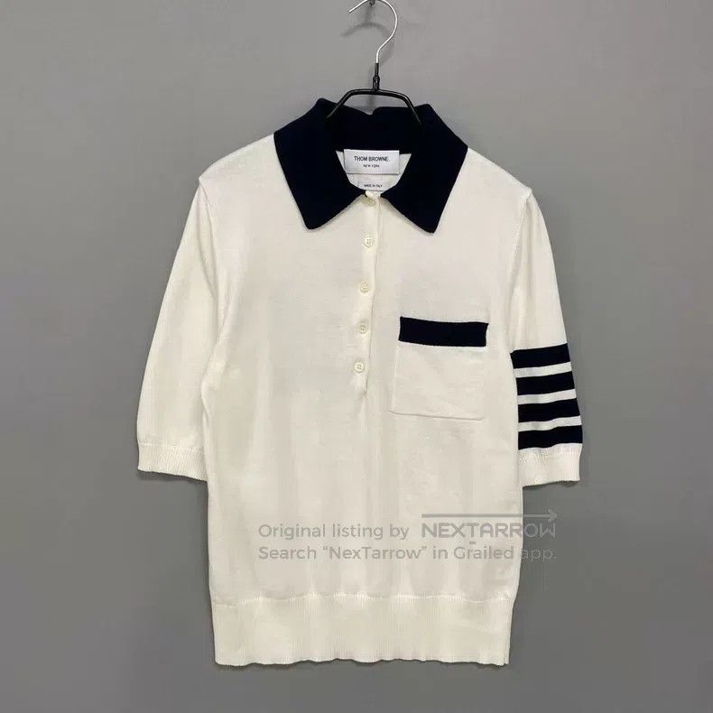 Thom Browne Thom Browne Sausage Dog Bodycon Short Sleeve Top Size US XXS / EU 40 - 2 Thumbnail