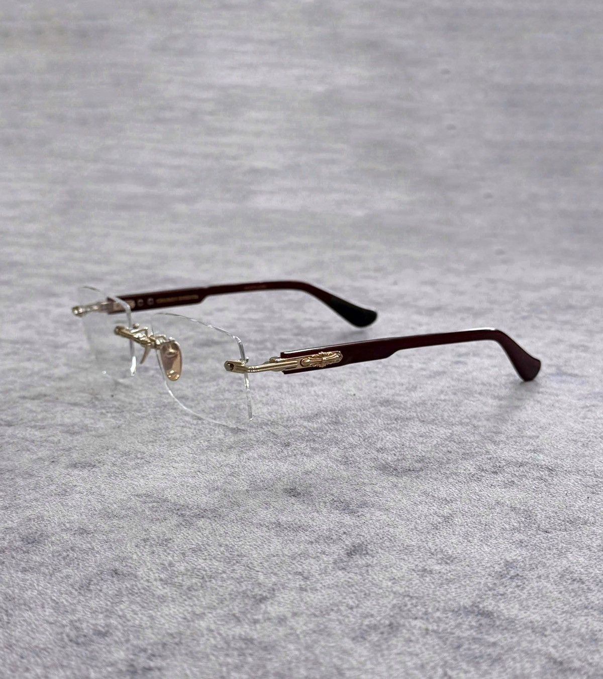 CHROME HEARTS DEEP II Gold Plated/Bordello