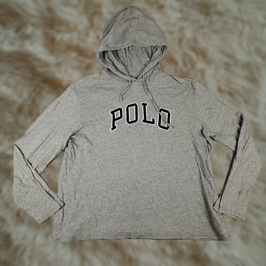 Ralph Lauren User: Ralph Lauren Gray Hoodie Pullover Long Sleeve Mens XL Size US XL / EU 56 / 4 - 1 Thumbnail
