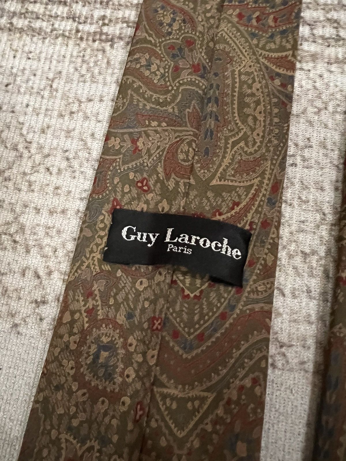 Guy Laroche Vintage Guy Laroche Tie Size ONE SIZE - 5 Thumbnail