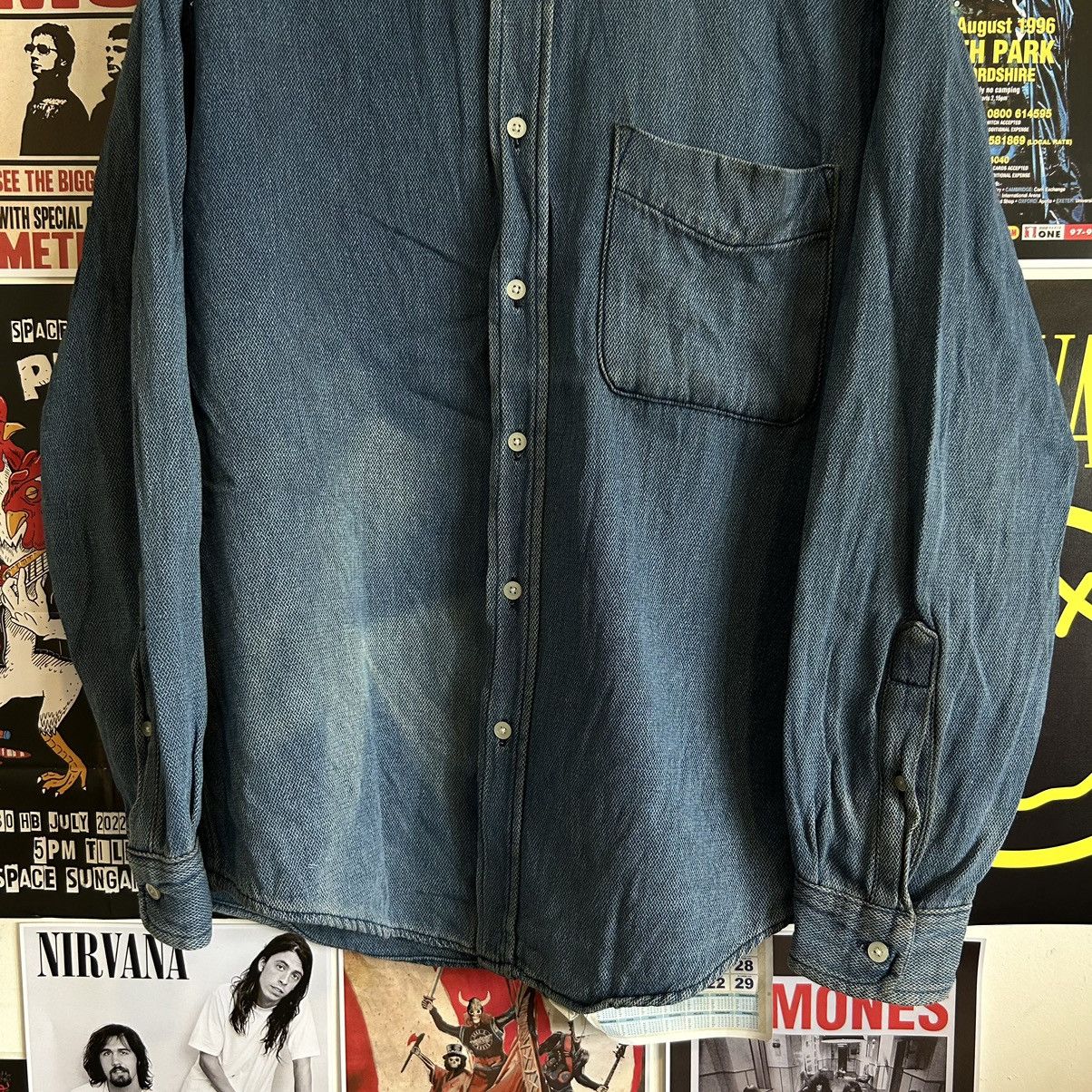 Vintage Vintage Prentiss Outdoor Chambray Classic Shirts Size US L / EU 52-54 / 3 - 3 Thumbnail