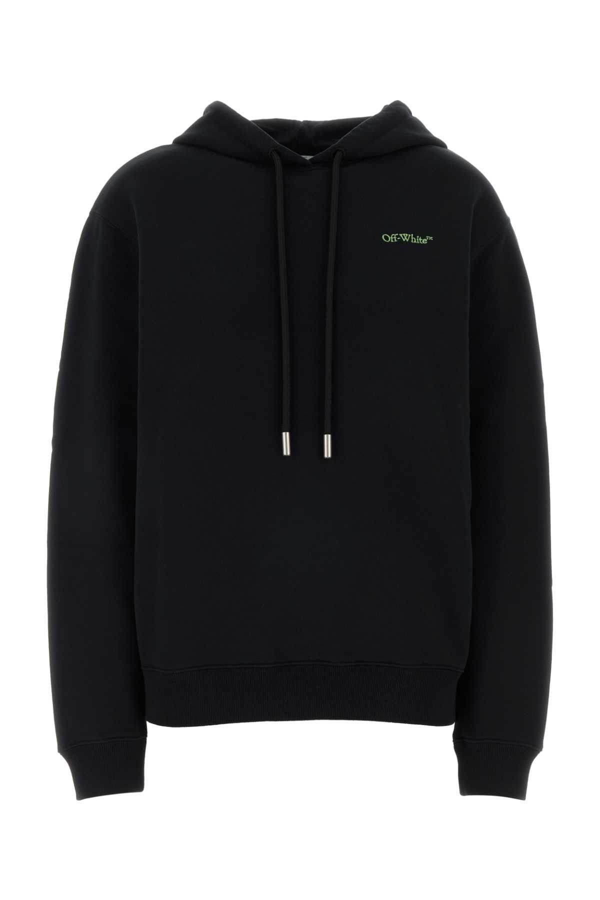 Off-White Black Cotton Sweatshirt Size XS / US 0-2 / IT 36-38 - 1 Thumbnail