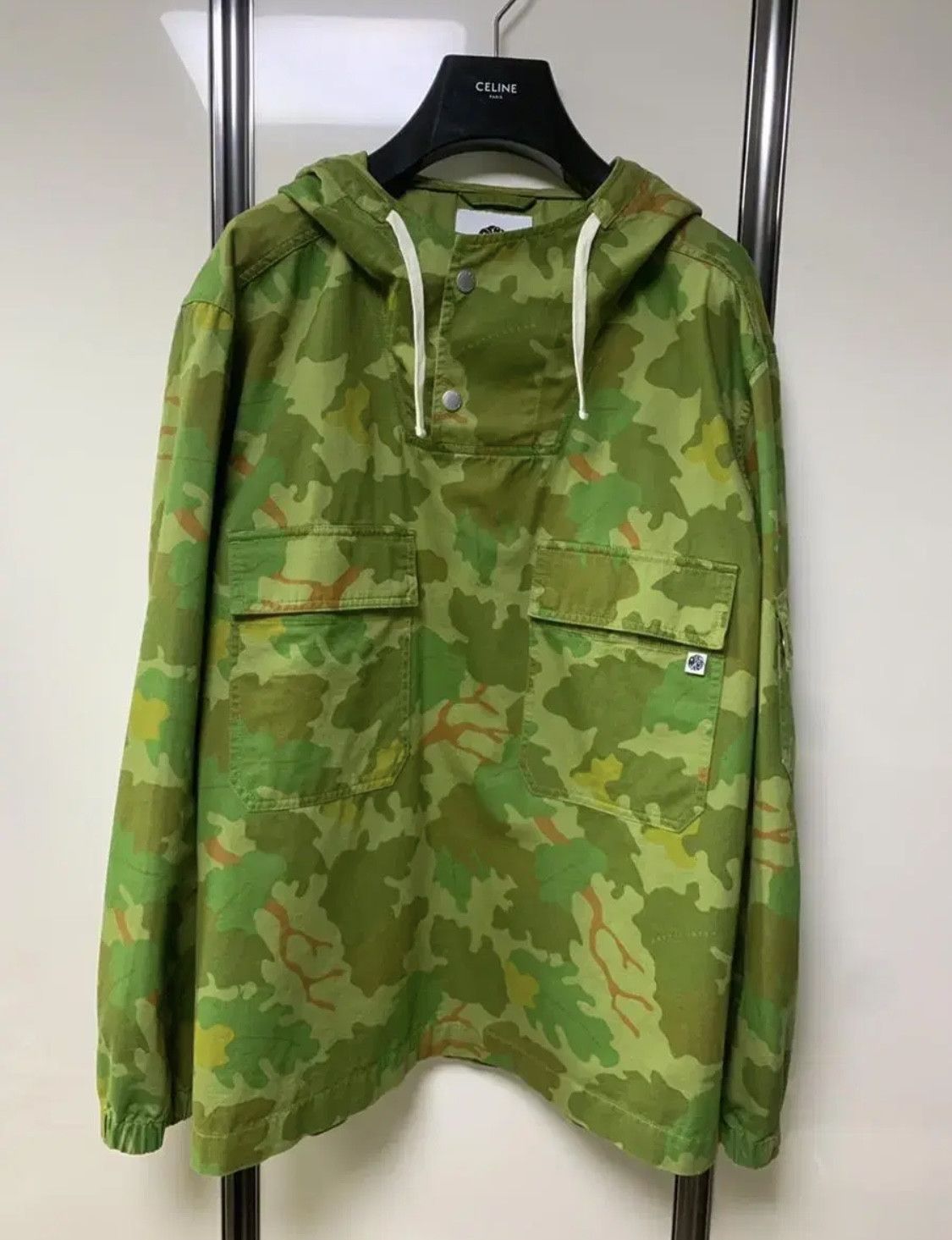 Oasis Liam gallagher Prettygreen leaf camo anorak jacket