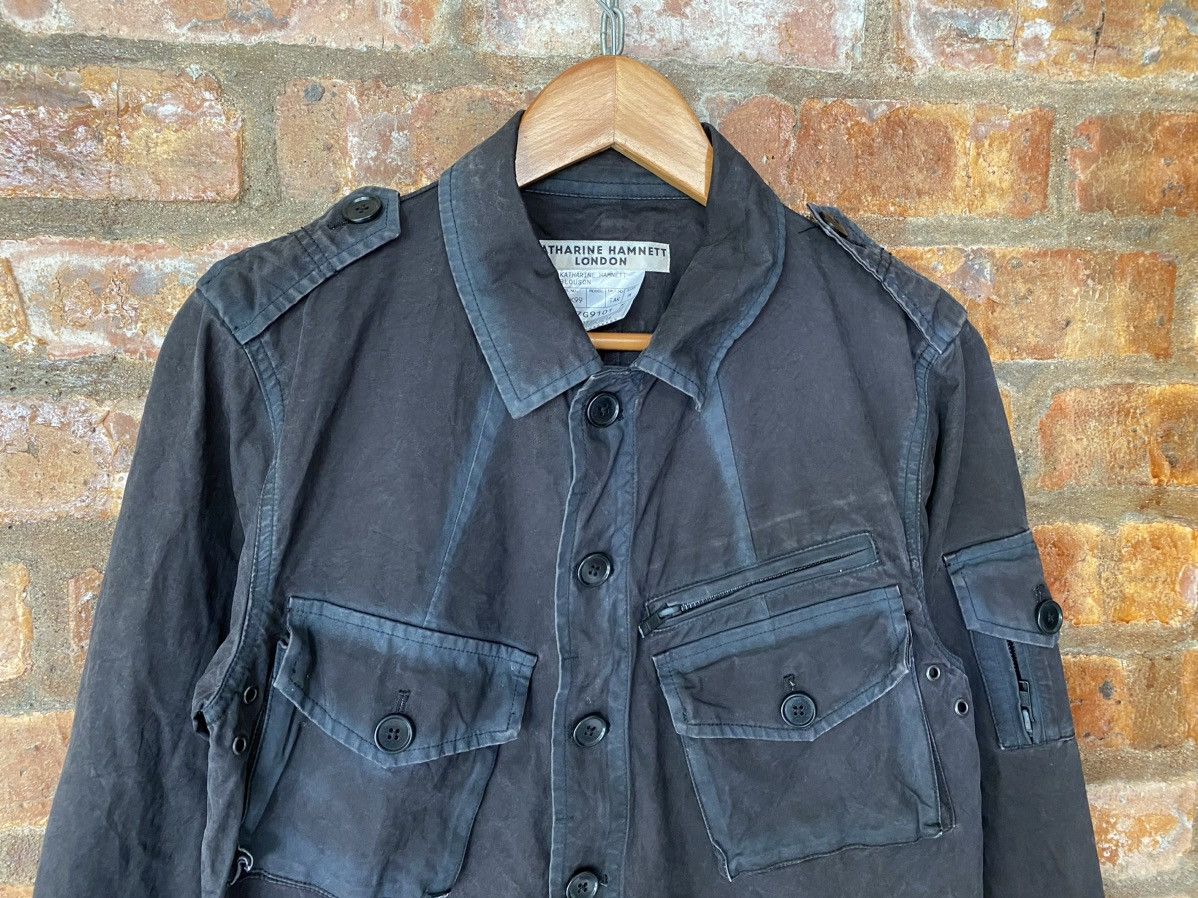 Katharine Hamnett London Vtg Katharine Hamnett Wax wash Multipocket jacket Size US S / EU 44-46 / 1 - 3 Thumbnail