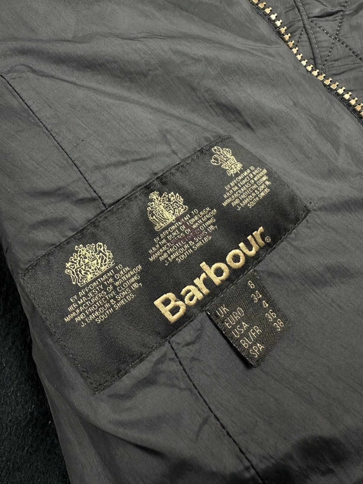 Barbour × Vintage Vintage Barbour Utility Polarquilted Women’s Quilted Jacket Size S / US 4 / IT 40 - 11 Thumbnail