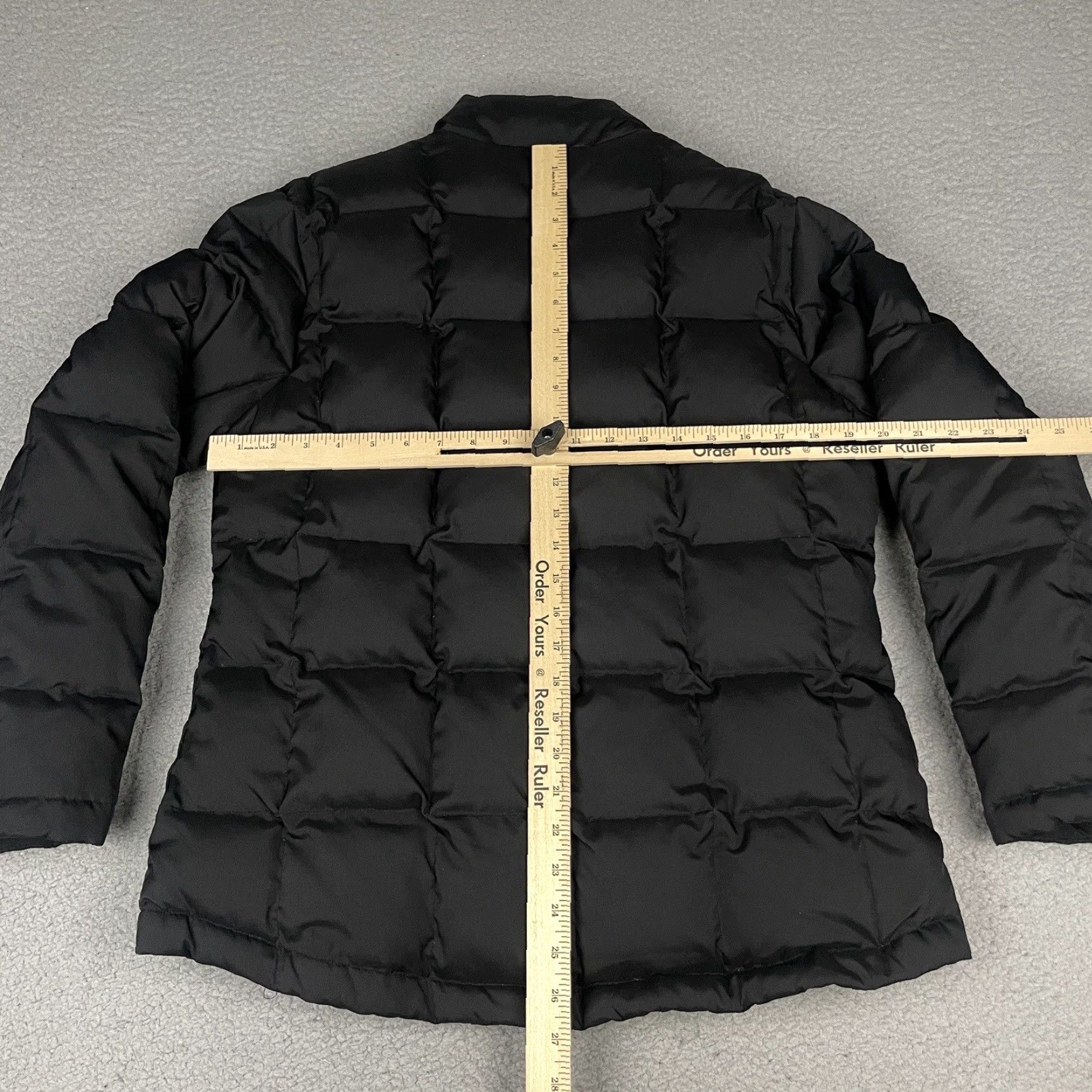 Gap GAP Puffer Jacket Womens M Black Full Zip Pockets Mock Neck Down Filled 100% Polyester 100% Polyester Inner Lining Jacket Style Puffer Womens Size M / US 6-8 / IT 42-44 - 4 Thumbnail