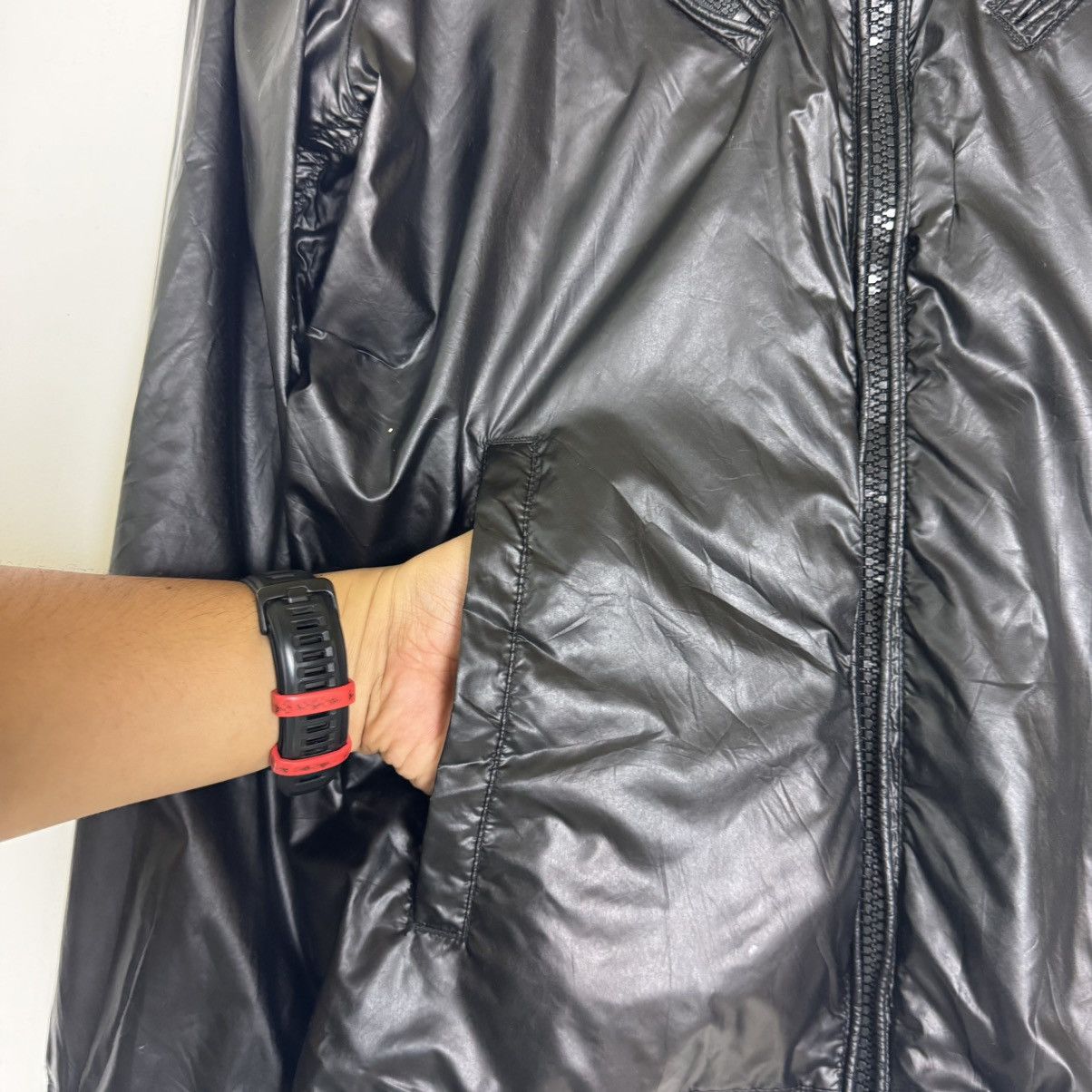 Diesel Diesel Leather Nylon Jacket DMB-W: RR55 Size US M / EU 48-50 / 2 - 10 Thumbnail