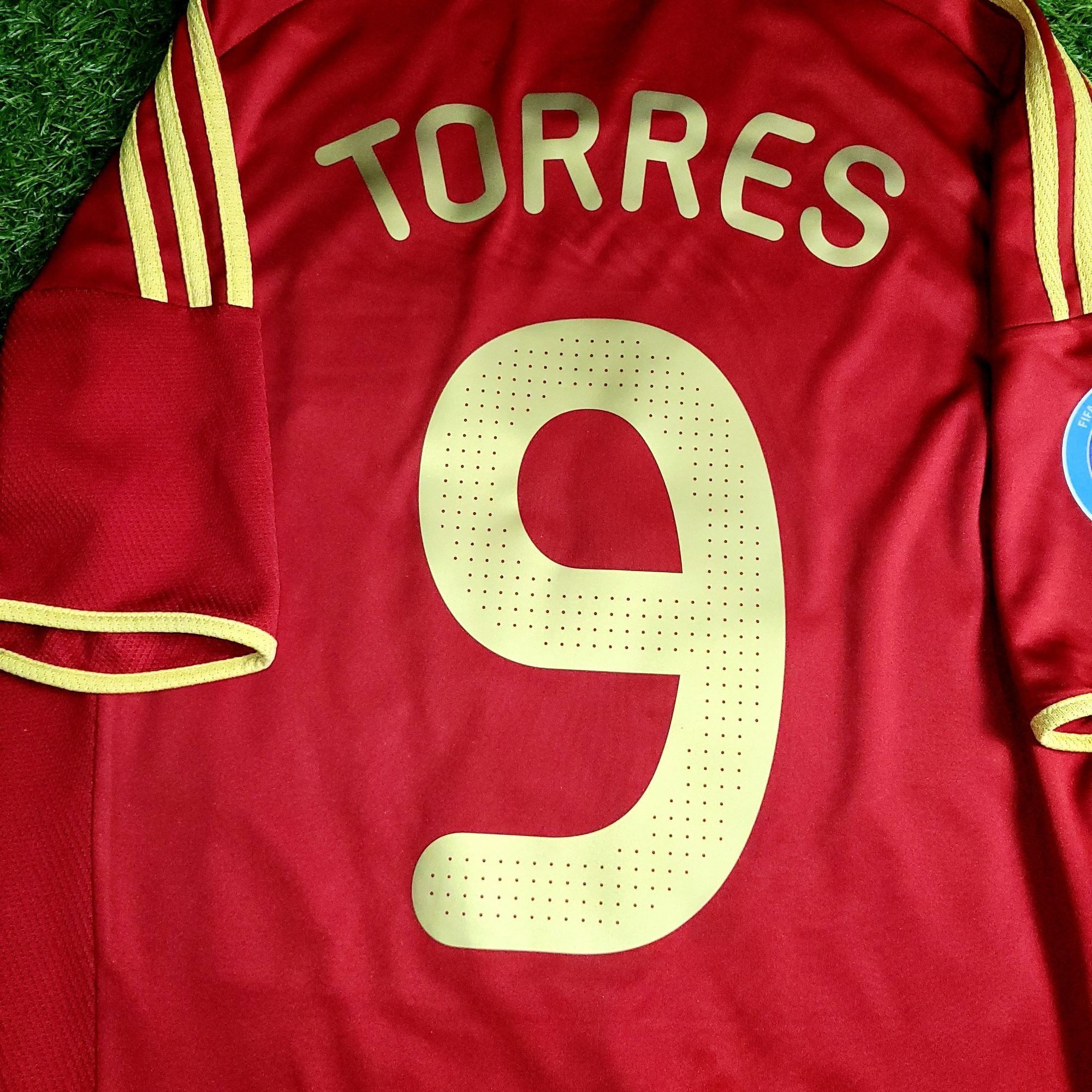Adidas Torres Spain 2009 CONFEDERATIONS CUP Soccer Jersey M Size US M / EU 48-50 / 2 - 3 Thumbnail