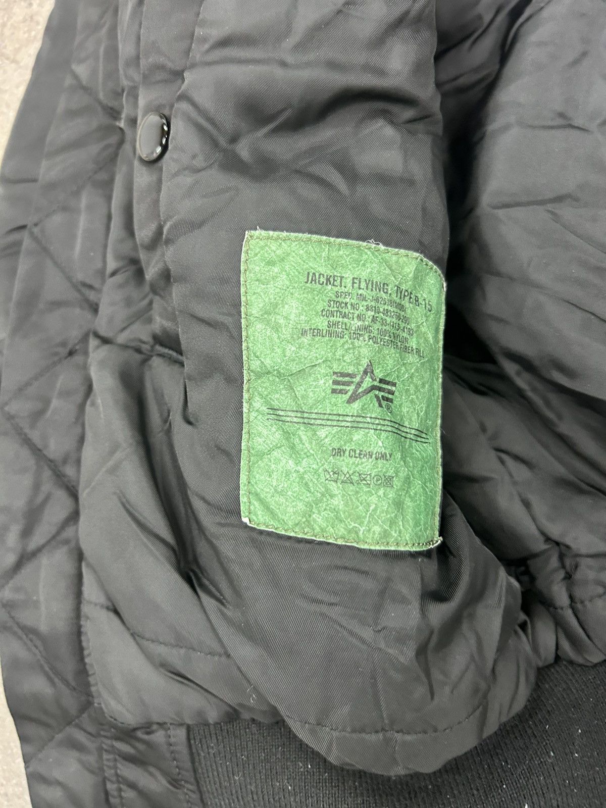 Alpha Industries Alpha Industries U.S Air Force Vintage B-15C Flying Jacket Size US S / EU 44-46 / 1 - 5 Thumbnail