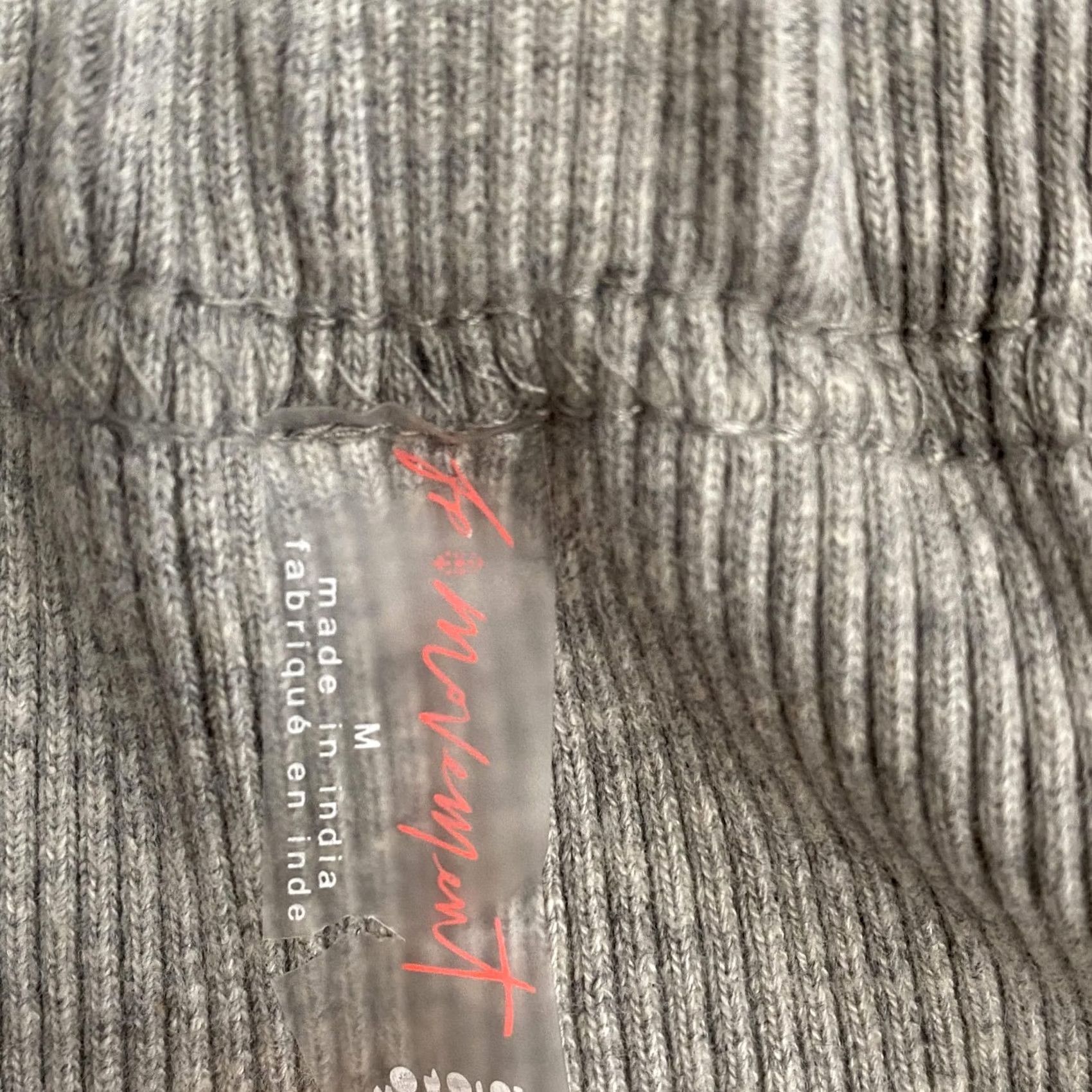 Free People FP Movement Siren Sweatpants Womens M Gray Wide-Leg Pleated Size 32" / US 10 / IT 46 - 7 Thumbnail