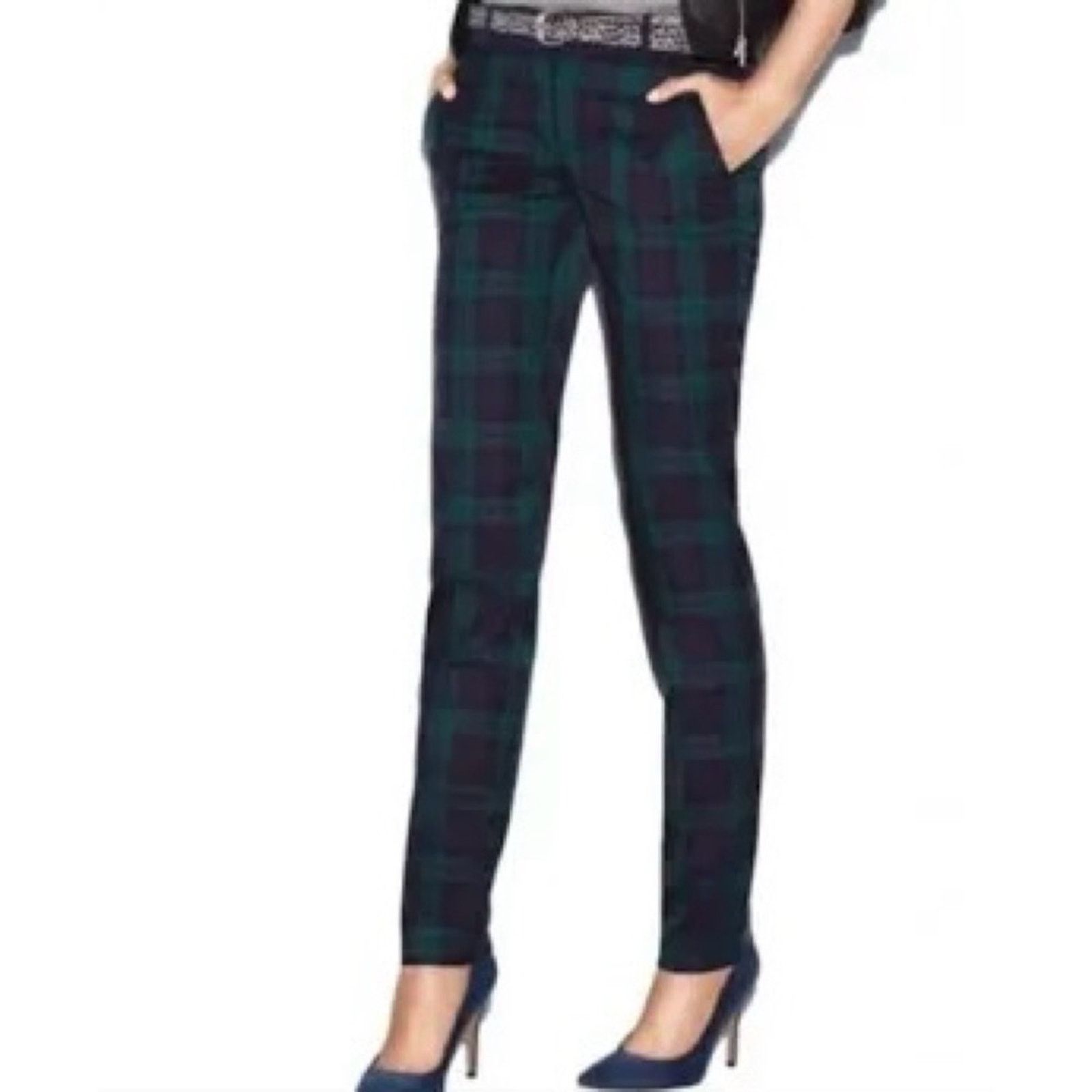 Loft LOFT Plaid Marisa Pant Size 27" / US 4 / IT 40 - 15 Thumbnail