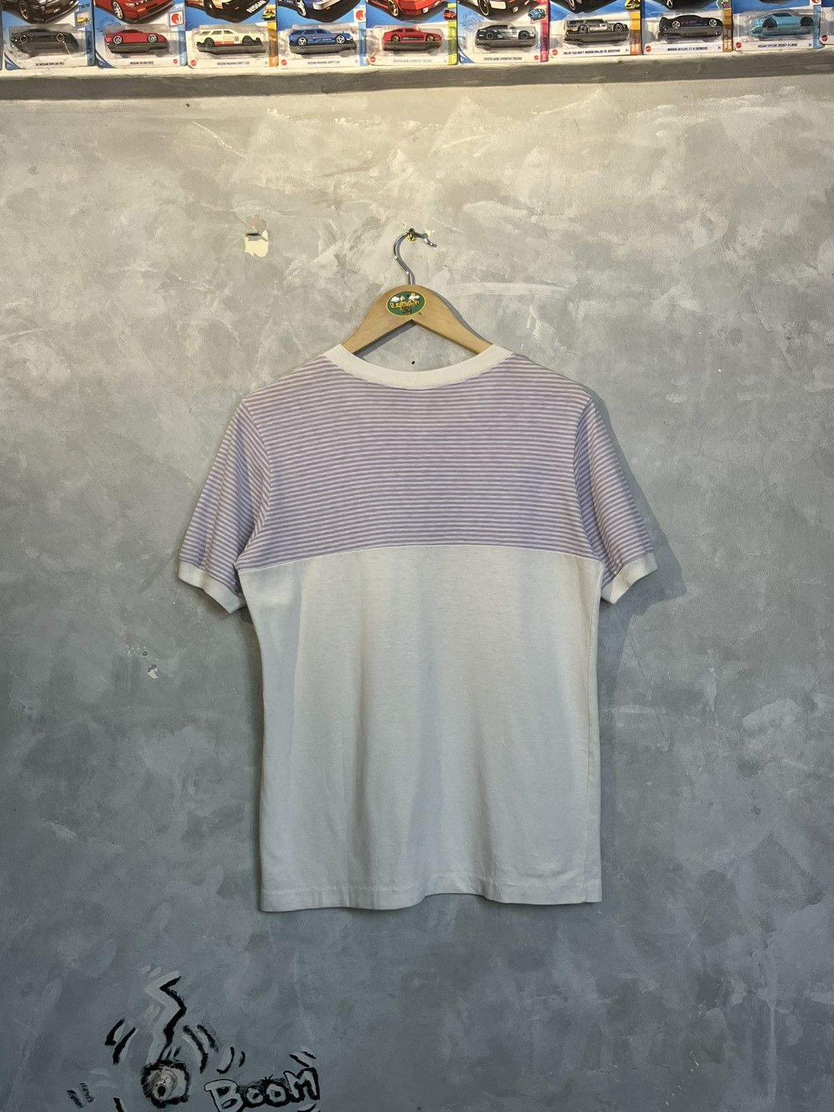Nike 70s Nike Sportswear Purple Striped Made in usa Size S / US 4 / IT 40 - 6 Thumbnail