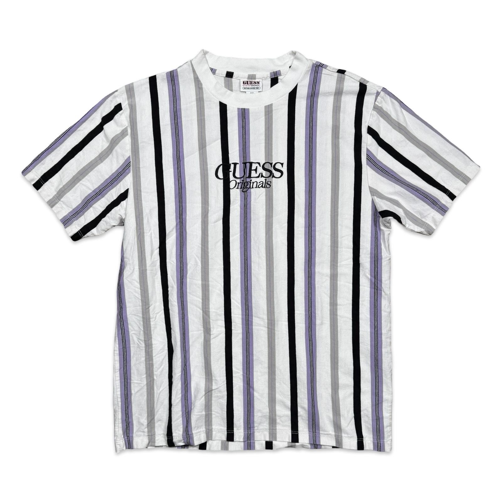 Guess Guess Originals Striped T-Shirt Size US S / EU 44-46 / 1 - 1 Thumbnail