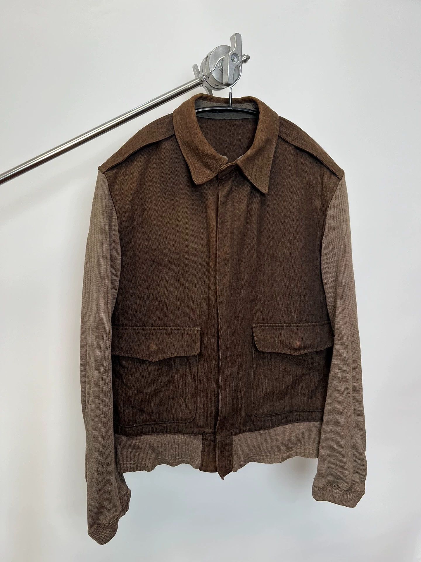 Yohji Yamamoto Yohji Yamamoto YS For Man Patchwork Zipper Jacket Size US XL / EU 56 / 4 - 3 Thumbnail