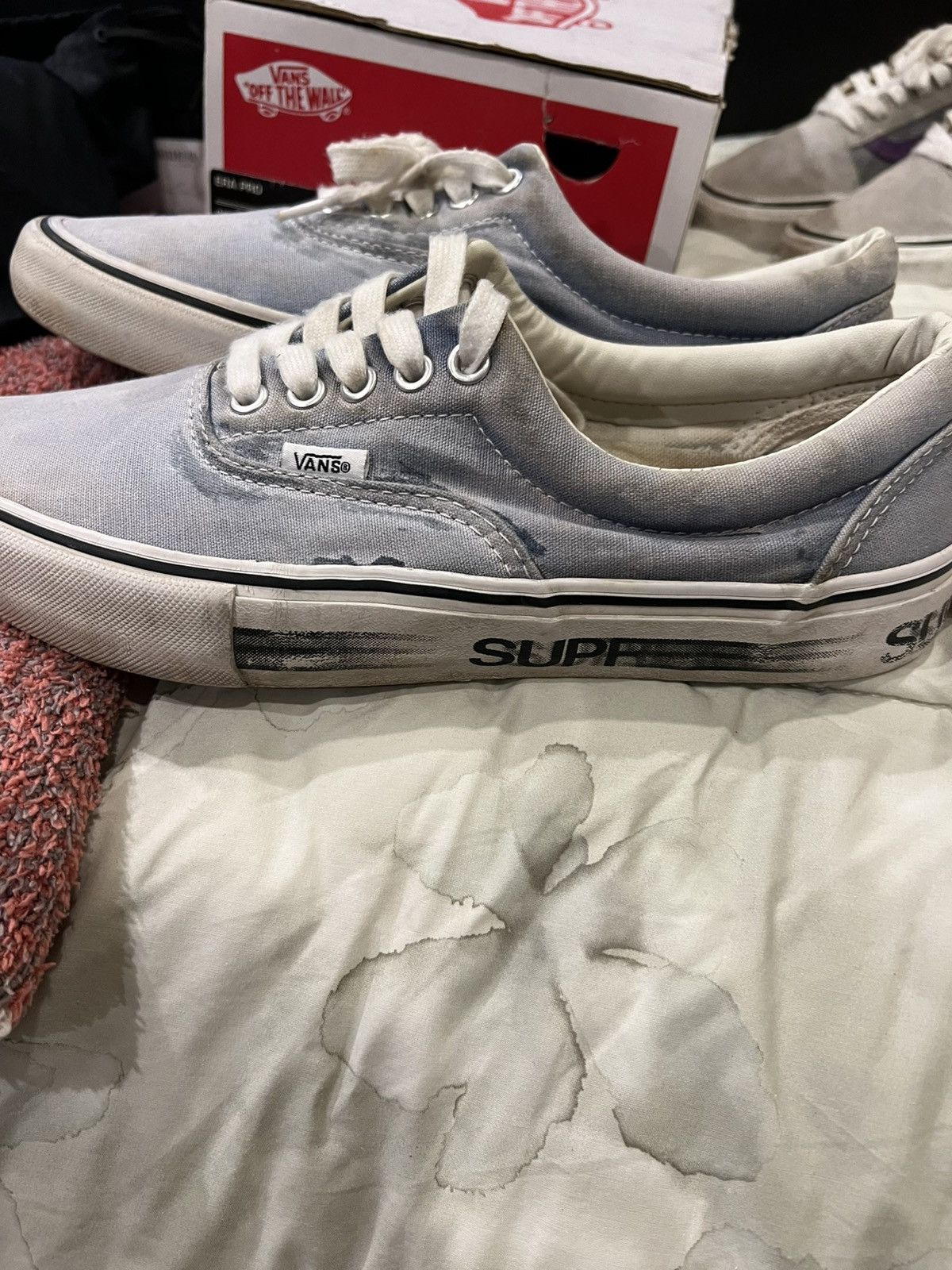 Supreme × Vans Supreme Vans Era Pro Motion Logo - 9.5 Size US 9.5 / EU 42-43 - 1 Thumbnail
