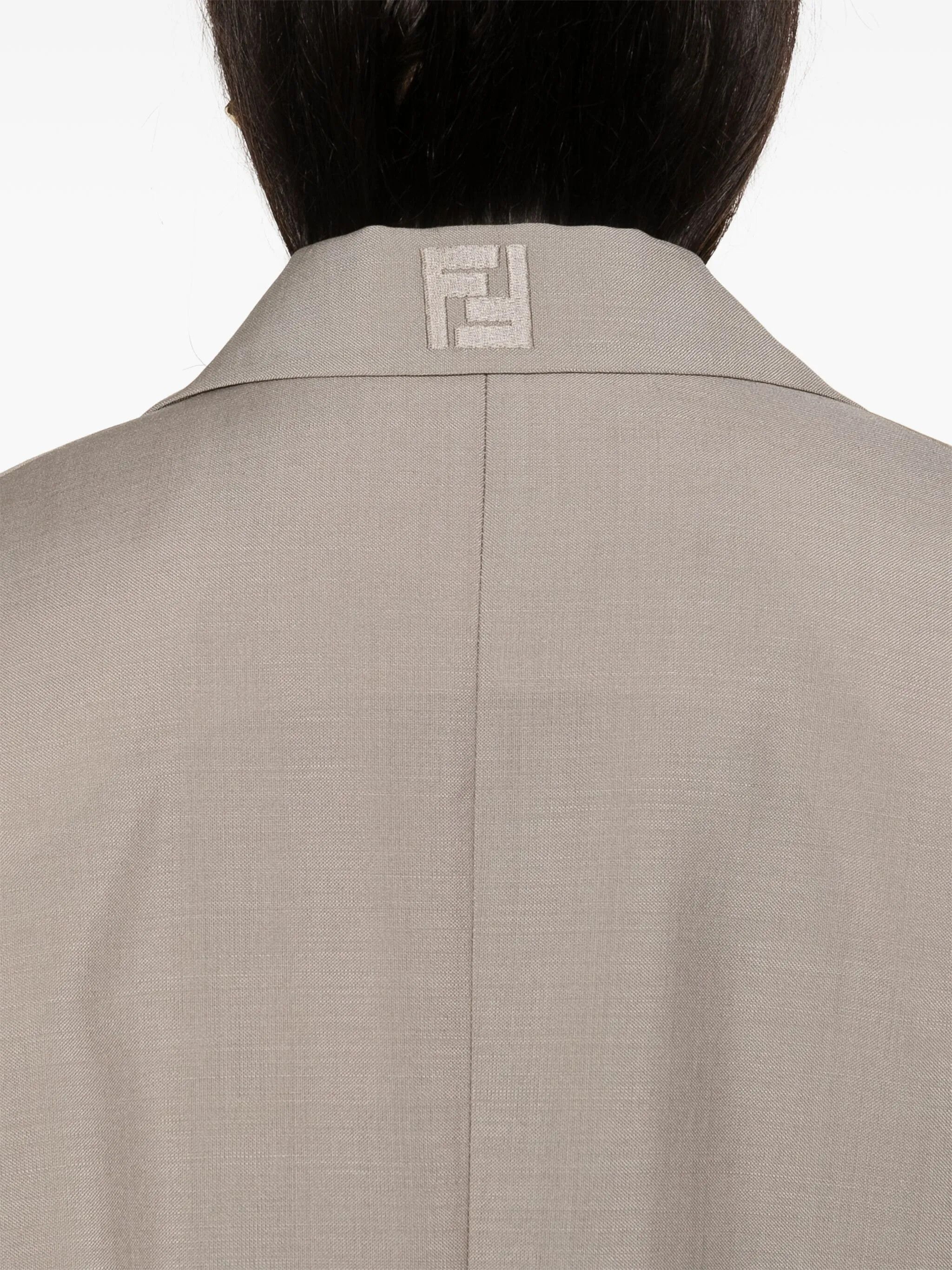 Fendi o1s1wg110525 Blazers in Grey Size S / US 4 / IT 40 - 5 Thumbnail