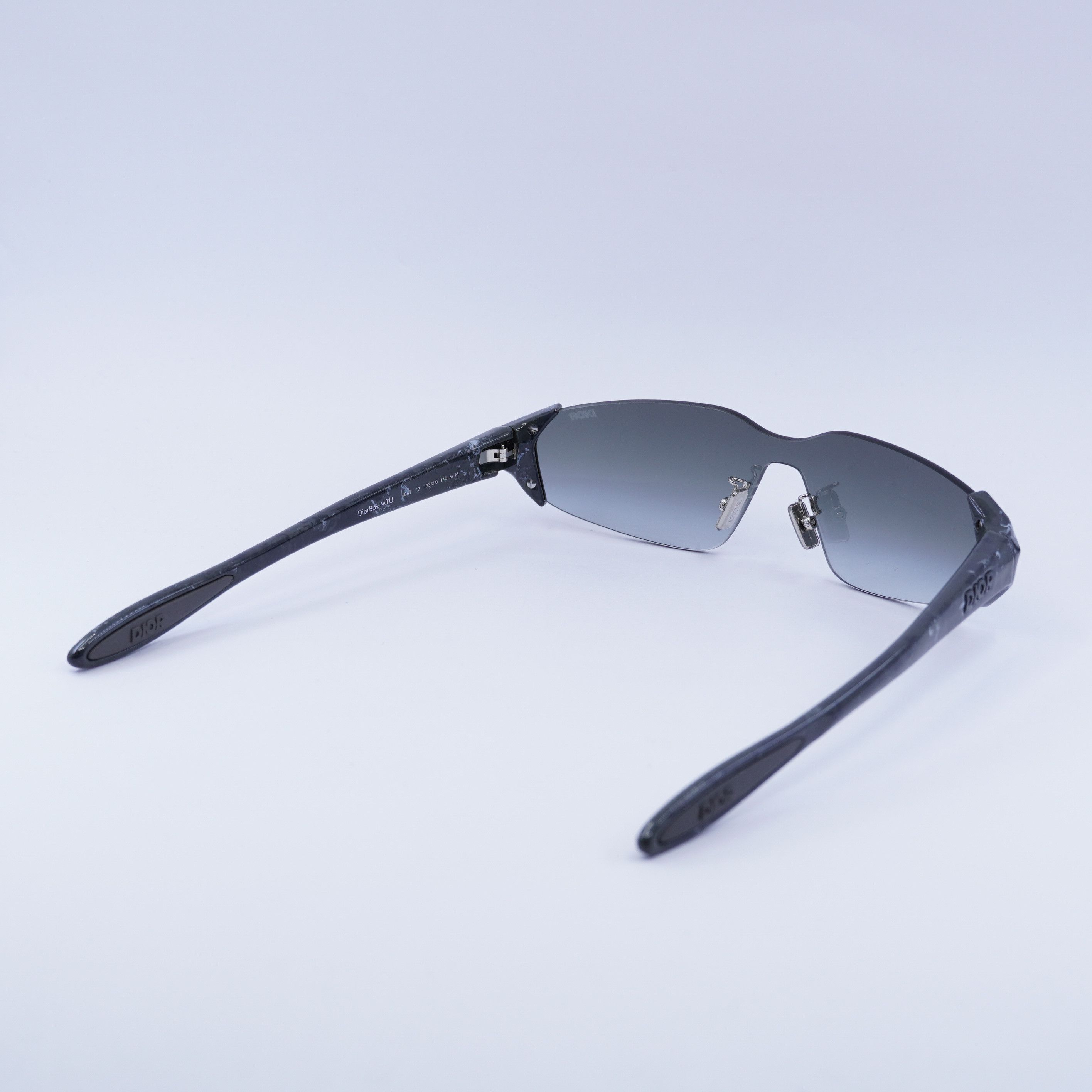 Dior Dior DIORBAY M1U 10A1 Sunglasses Black Geometric Frame Size ONE SIZE - 5 Thumbnail