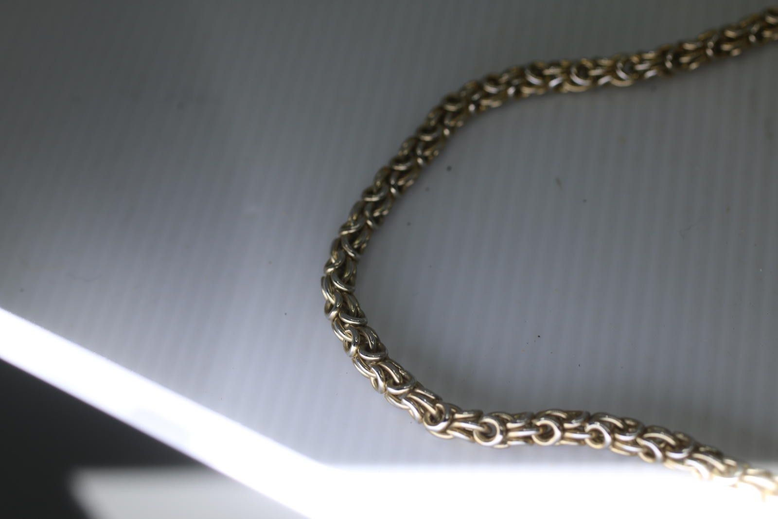 Unknown London Vintage Gold Tone Byzantine Link Chain Necklace Lobster 12" Size ONE SIZE - 4 Thumbnail