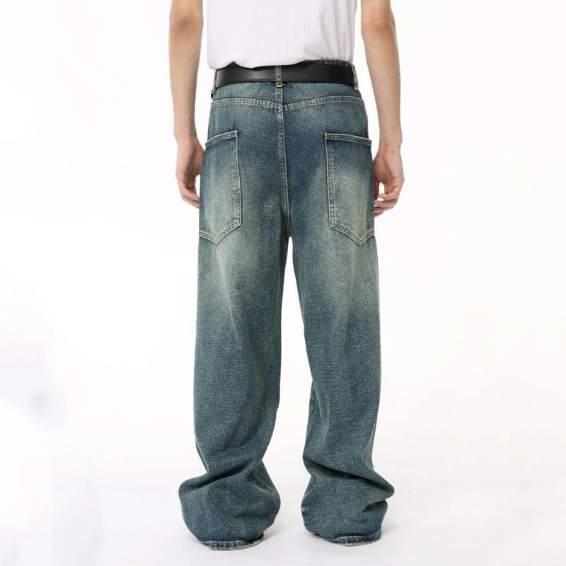 Jean × Vintage Worn-out Big Pockets Denim Size US 32 / EU 48 - 5 Thumbnail