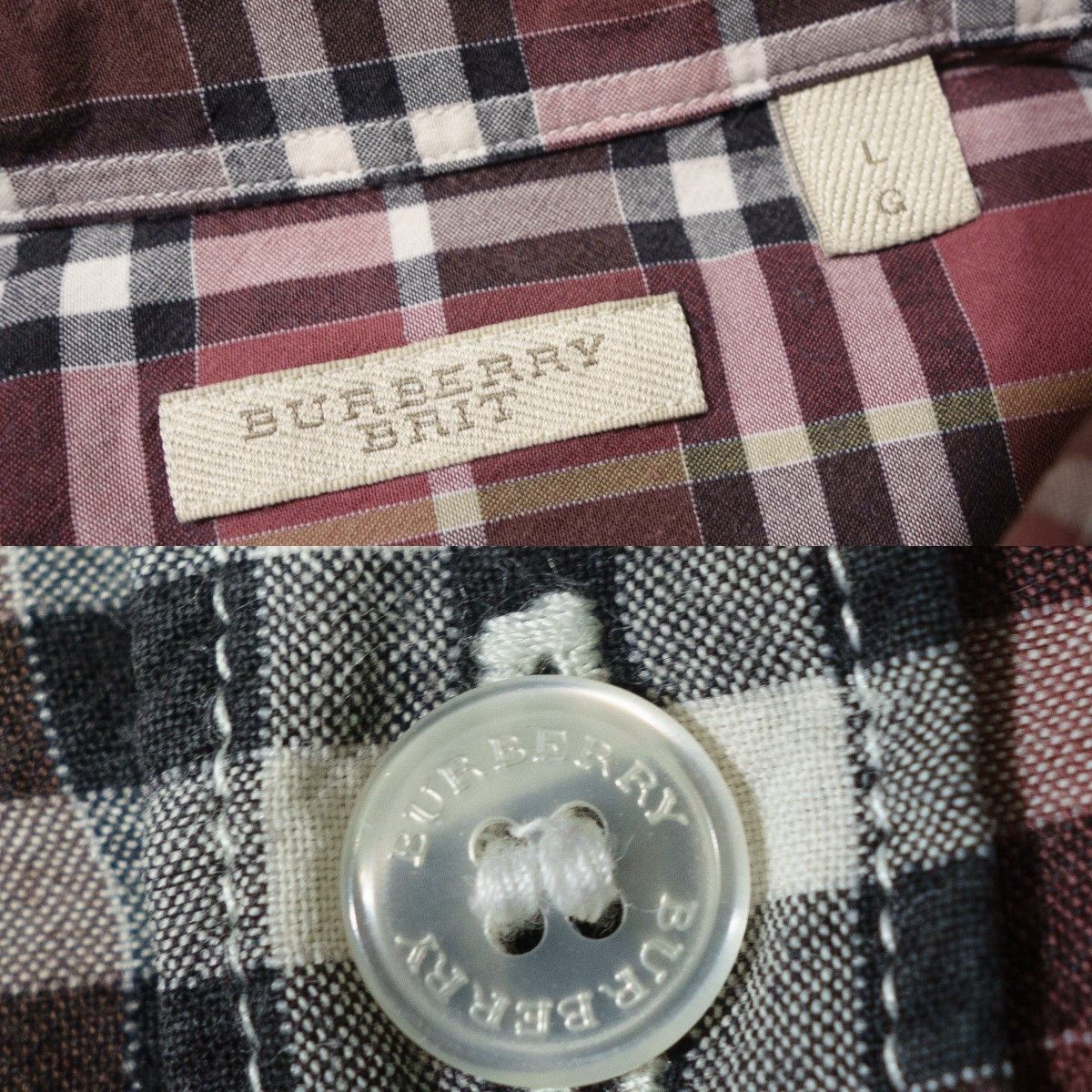 Burberry Brit Nova Check Plaid Shirt Size US L / EU 52-54 / 3 - 8 Thumbnail