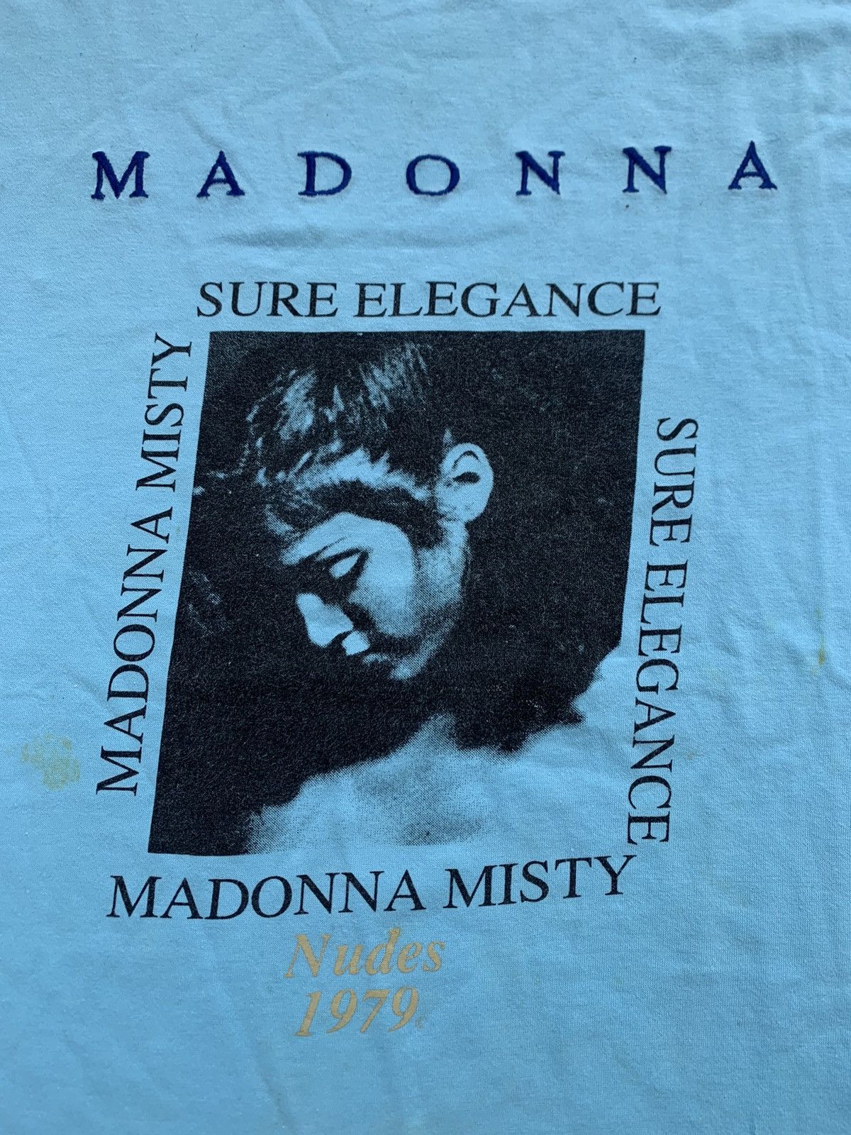 Band Tees Vintage Madonna Nudes 1979 Tee Size US M / EU 48-50 / 2 - 3 Thumbnail