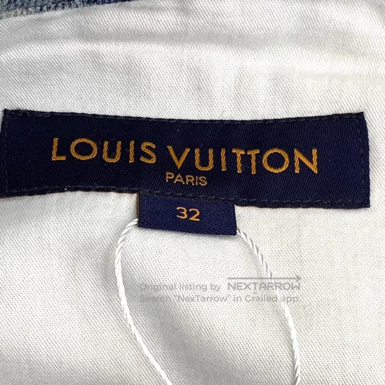 Louis Vuitton Louis Vuitton Dark blue logo presbyopic full print cotton Size US 32 / EU 48 - 6 Thumbnail