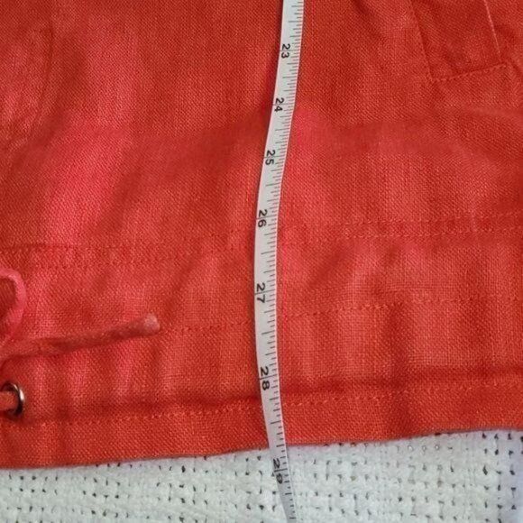 Calvin Klein Calvin Klein Sz. 14 100% Linen Pullover Hooded Cinched Jacke Size XL / US 12-14 / IT 48-50 - 9 Thumbnail