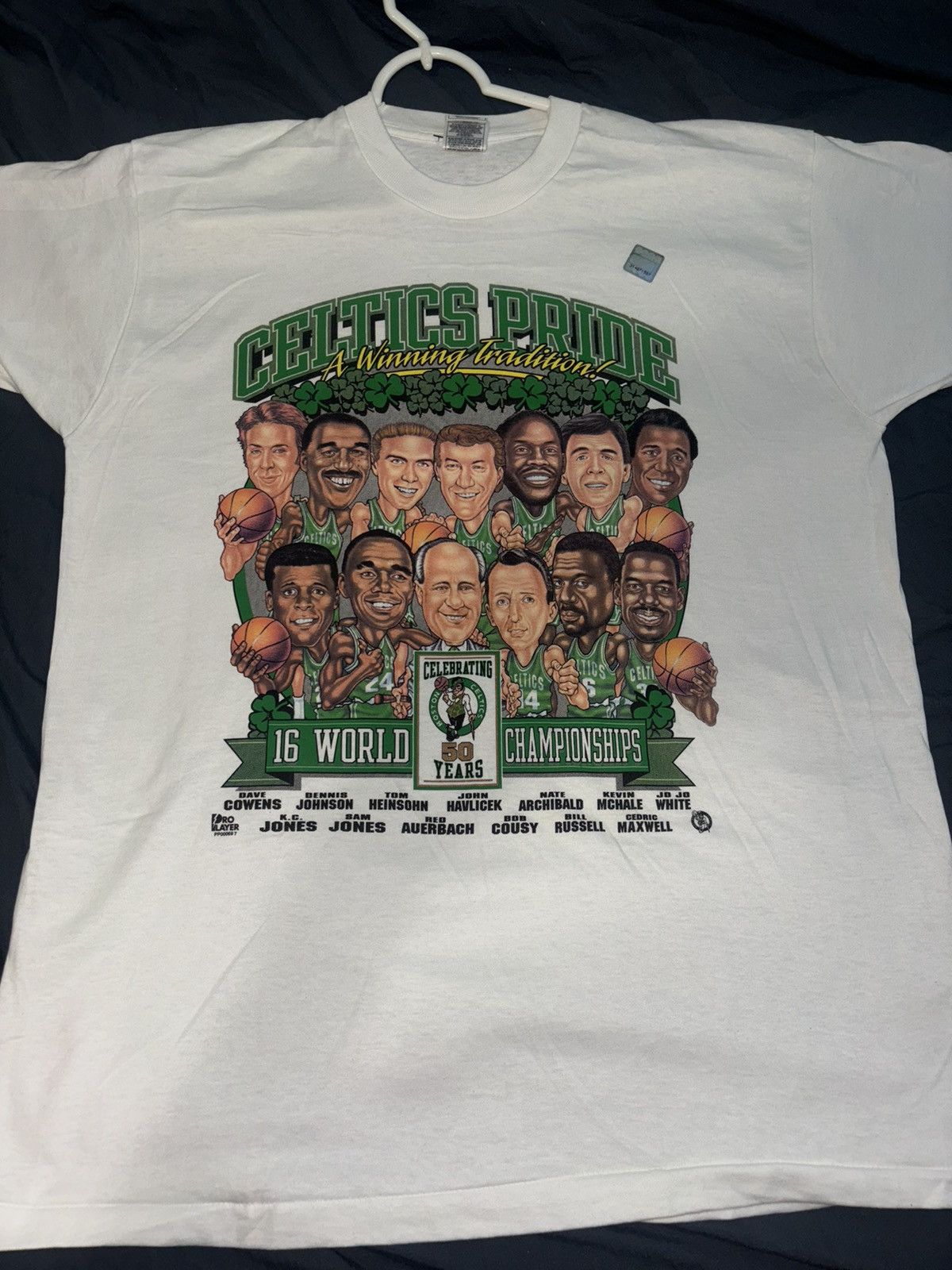 NBA × Vintage 1986 CELTICS NBA CHAMPIONS T-SHIRT DS Size US XL / EU 56 / 4 - 1 Thumbnail
