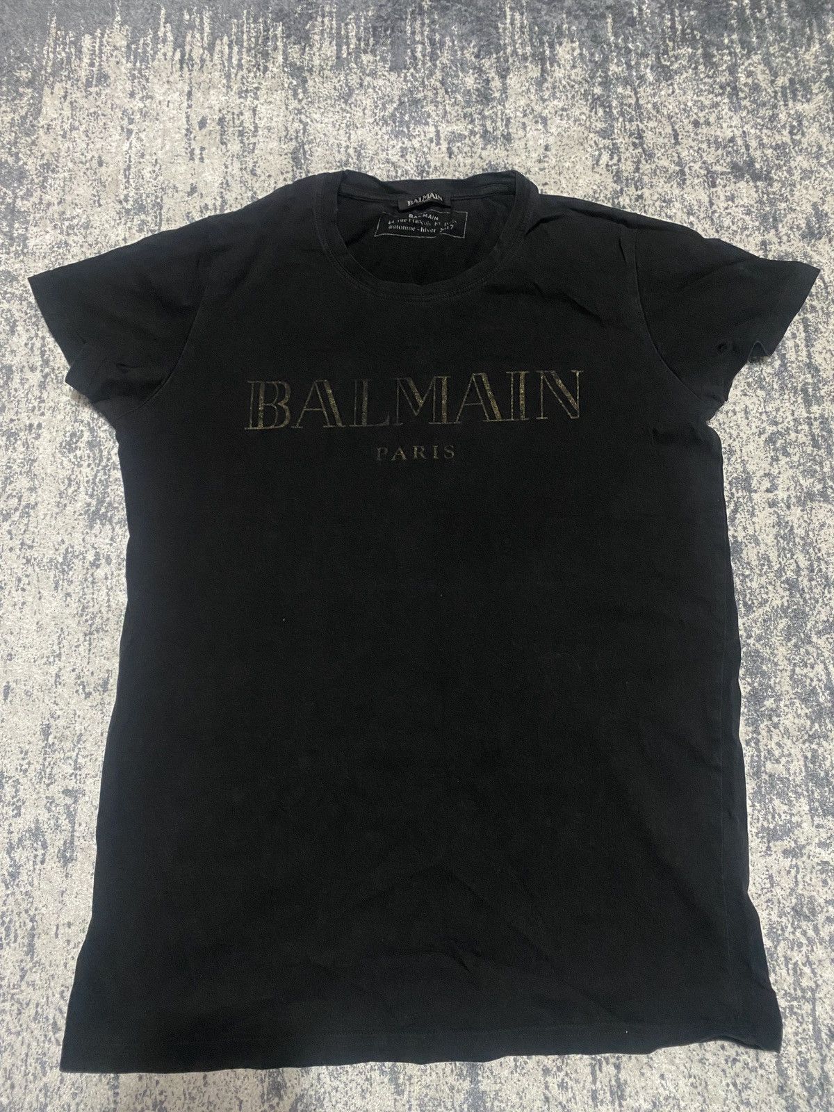 Balmain Luxury Balmain Paris big logo tee Size US M / EU 48-50 / 2 - 1 Thumbnail