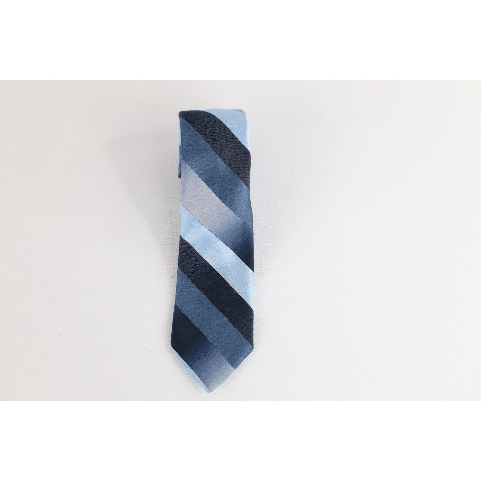 Vintage Vintage 90s Streetwear Distressed Silk Striped Neck Tie Size ONE SIZE - 1 Thumbnail