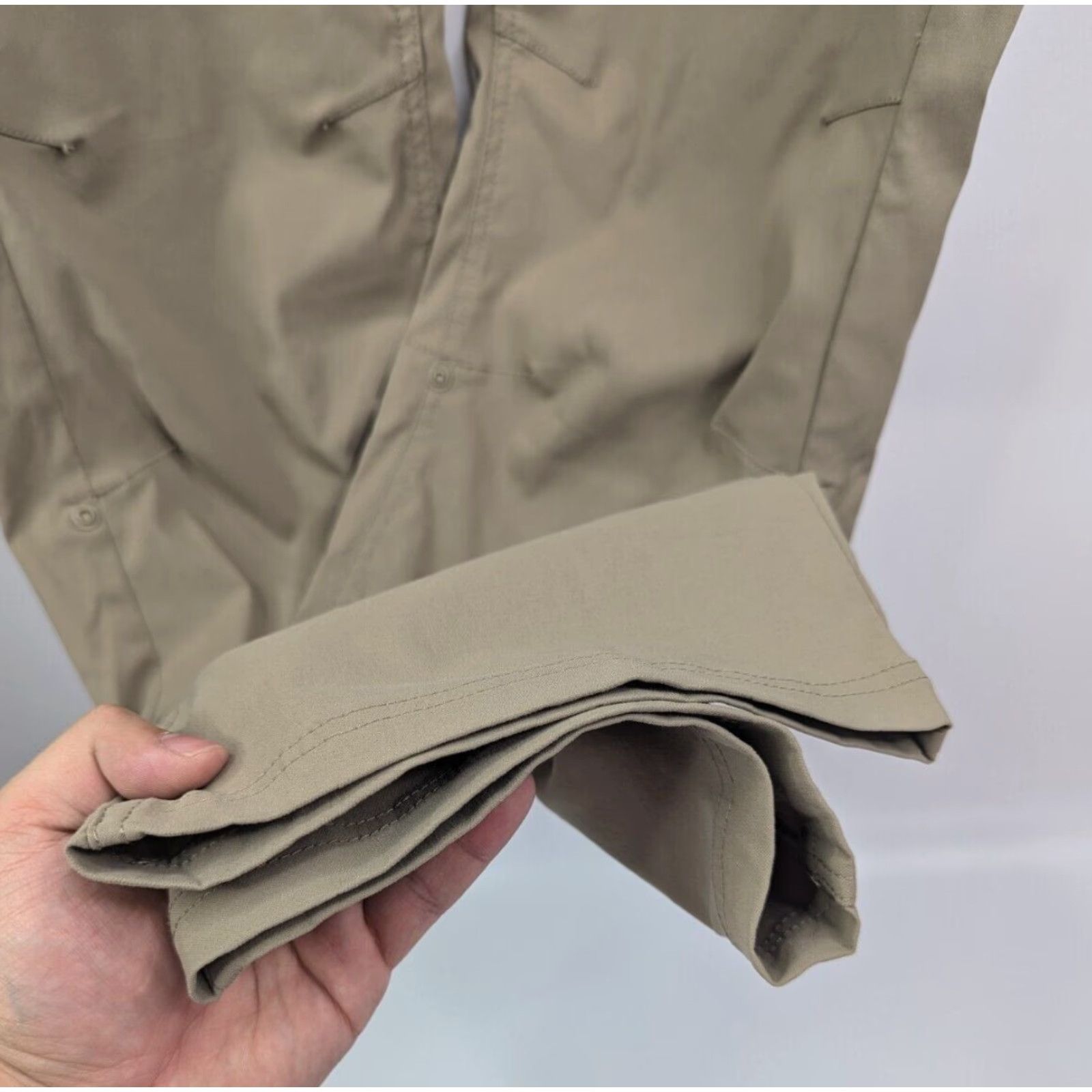 Prana Prana Halle Roll-Up Hiking Nylon Pants Beige Size 12 Outdoors Size 34" / US 12 / IT 48 - 3 Thumbnail