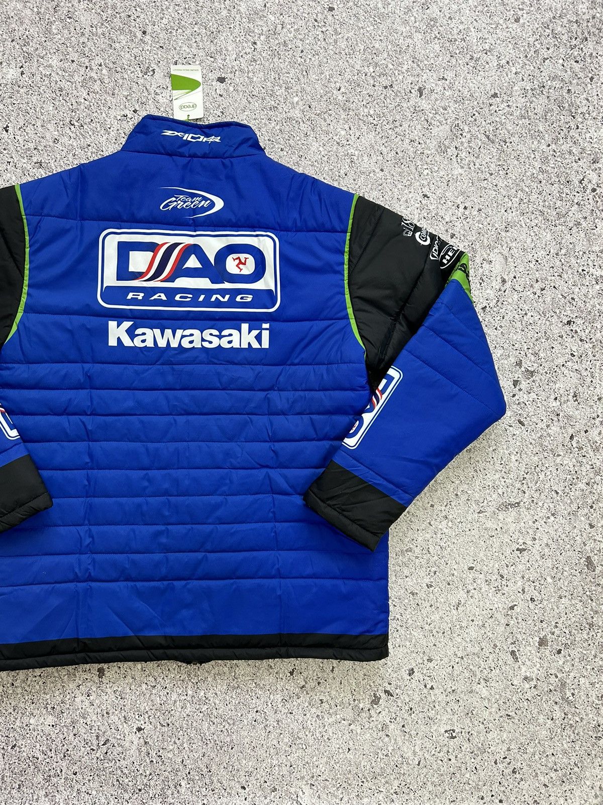 Japanese Brand × NASCAR New Dao Racing Kawasaki Green Team Racing Jacket Size US XXL / EU 58 / 5 - 8 Thumbnail