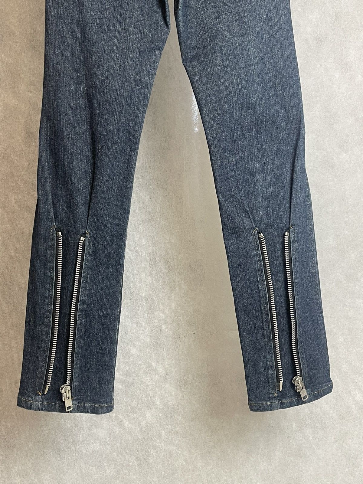Japanese Brand 2015 Milkboy multi zip denim pants Size US 31 - 7 Thumbnail