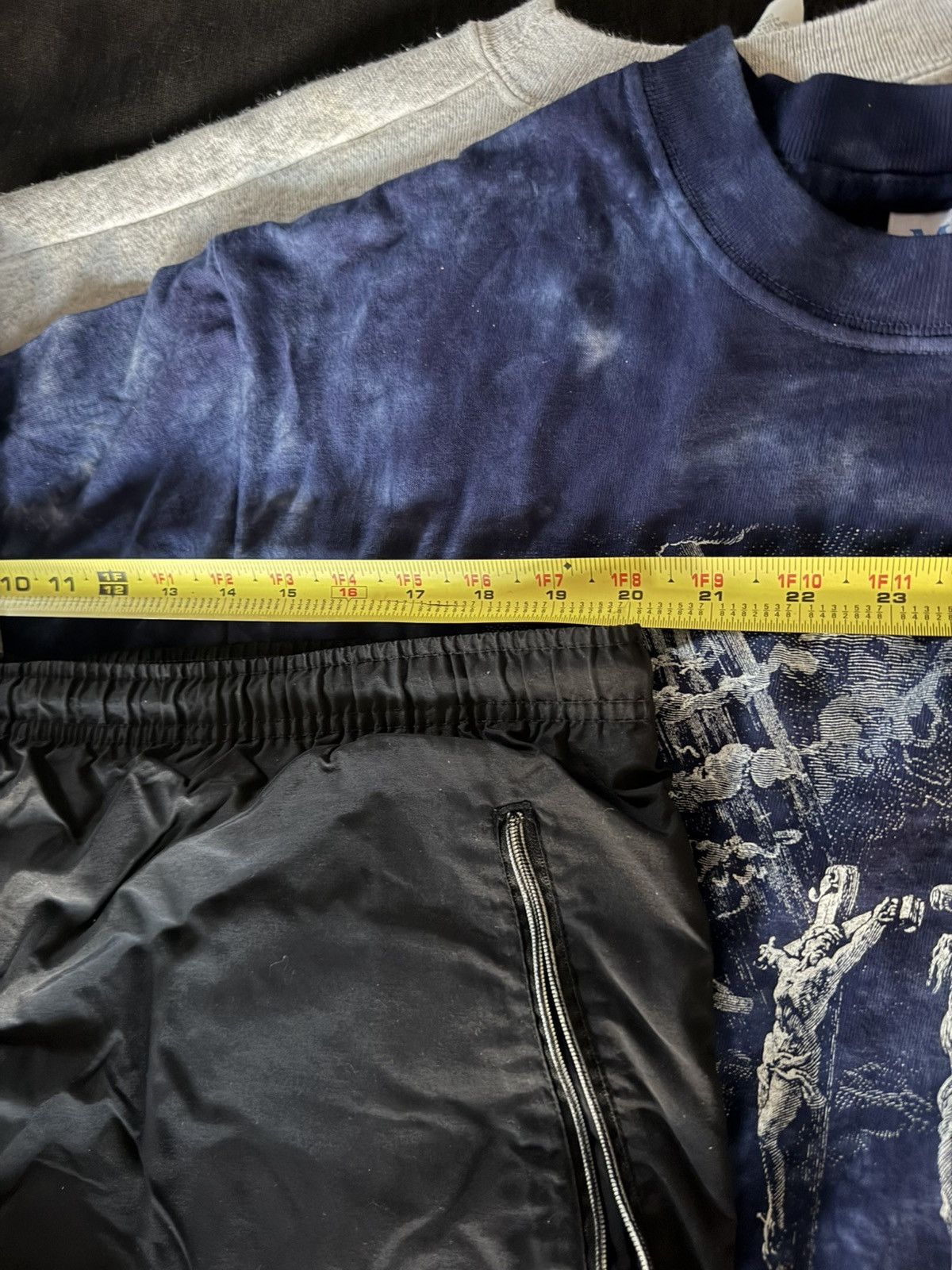 Nike vtg y2k nike baggy blue nylon track pants 40x31 Size US 40 / EU 56 - 9 Thumbnail