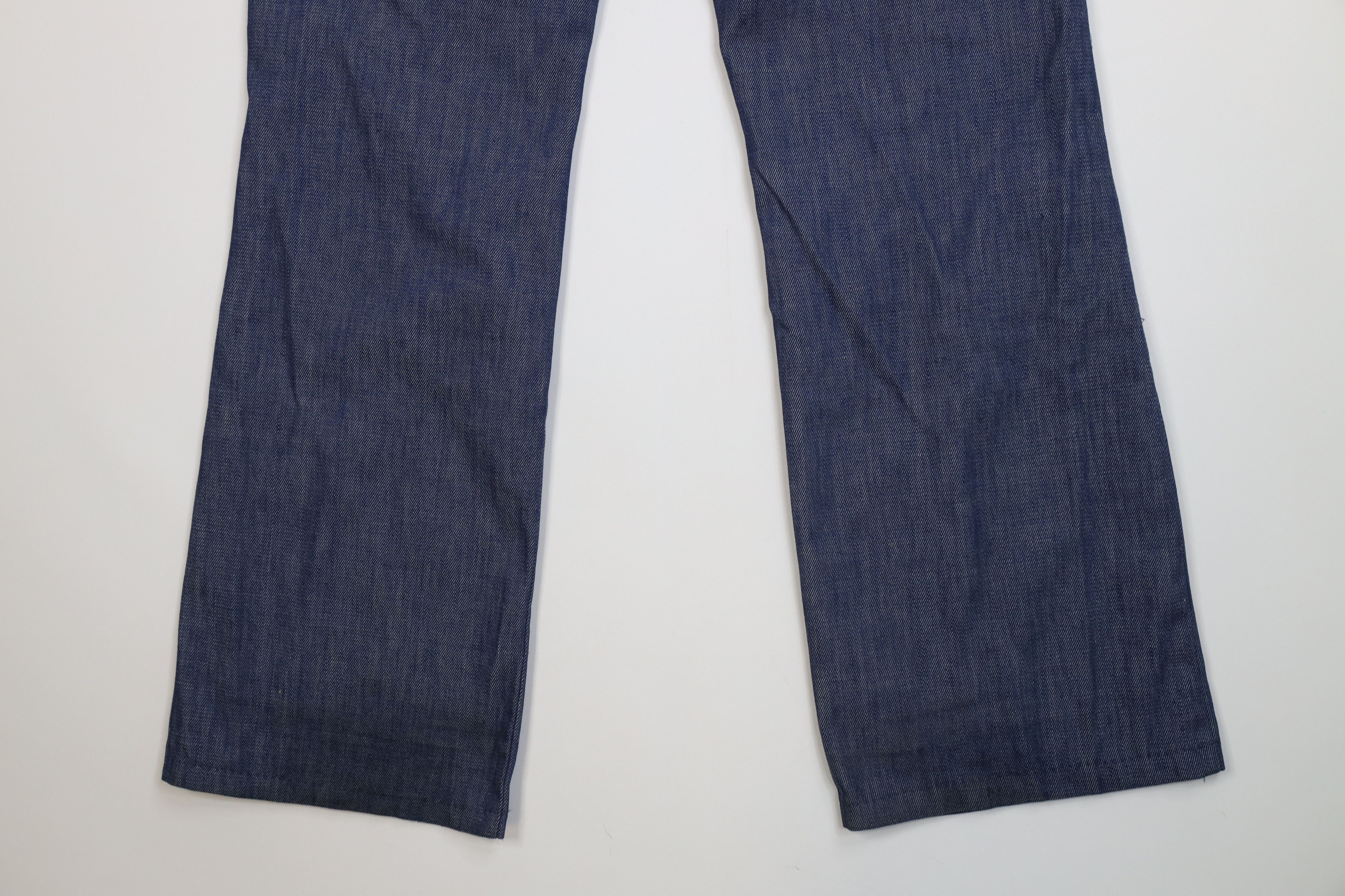 Vintage Vintage 70s Streetwear Wide Leg Bell Bottoms Jeans Blue USA Size US 34 / EU 50 - 13 Thumbnail