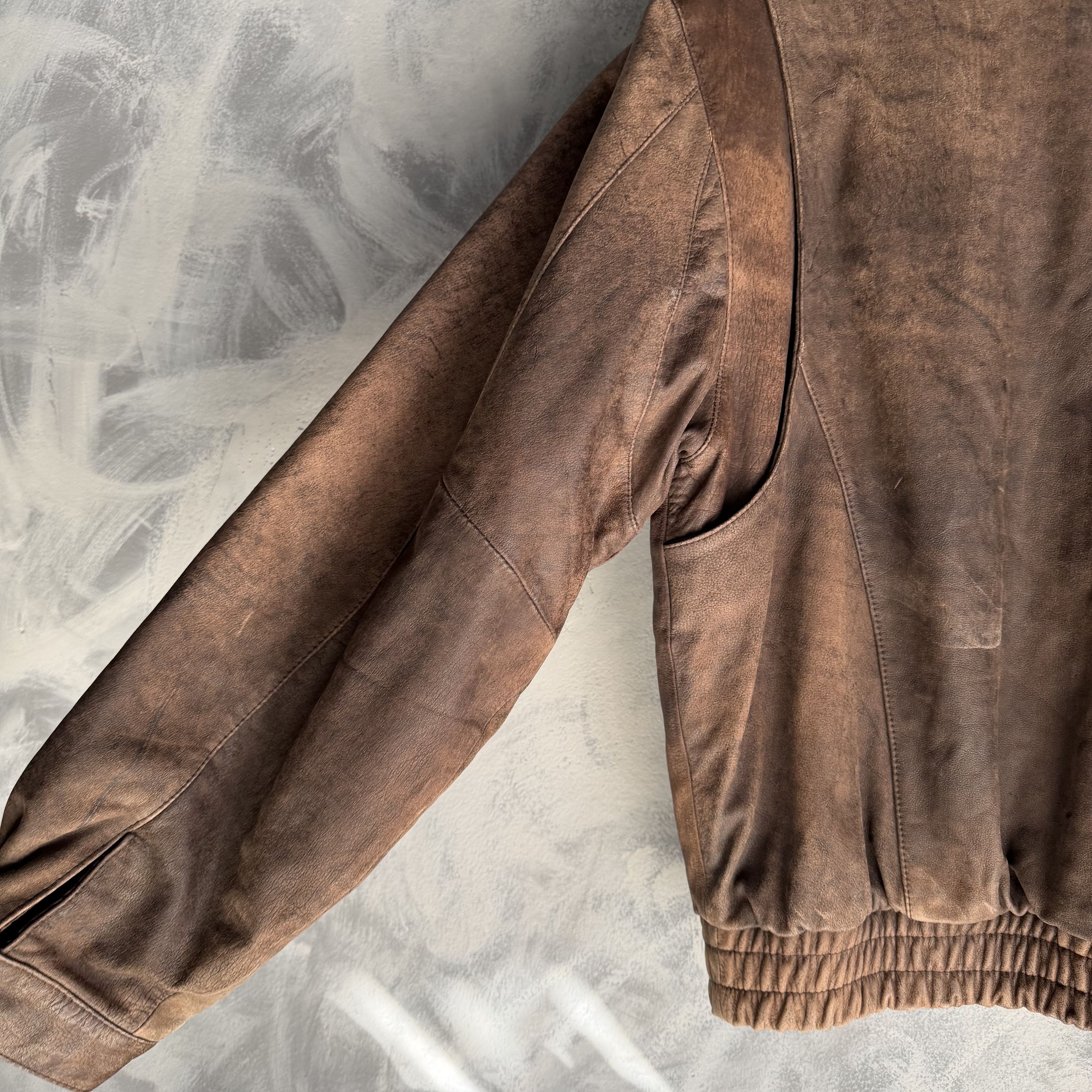 Aeropostale Vintage Aeropostale A-2 Leather Flight Jacket Mens Sz 44 Size US XL / EU 56 / 4 - 6 Thumbnail