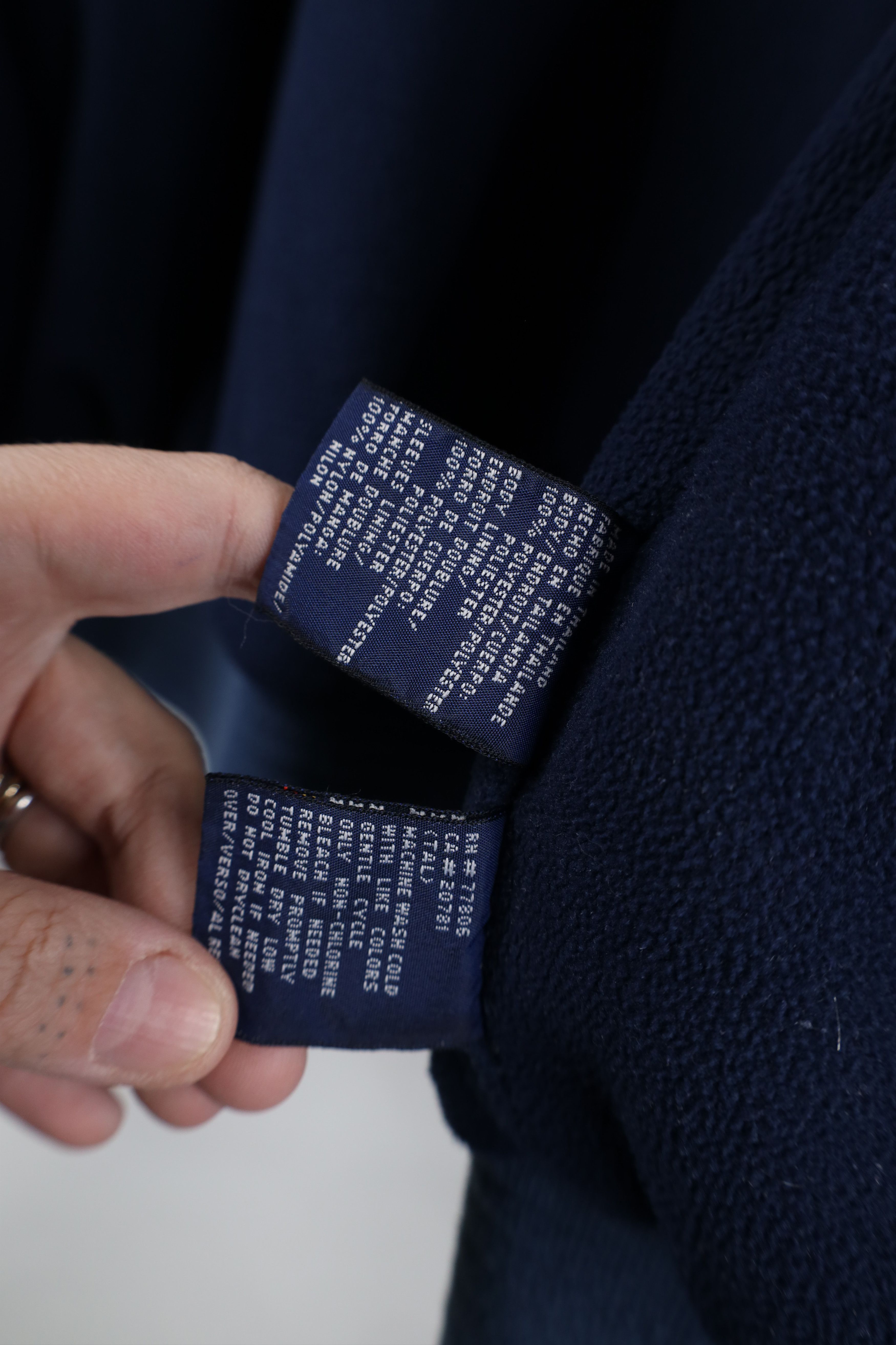 Tommy Hilfiger Vintage 90s Tommy Hilfiger Microfiber Bomber Jacket Blue Size US L / EU 52-54 / 3 - 12 Thumbnail