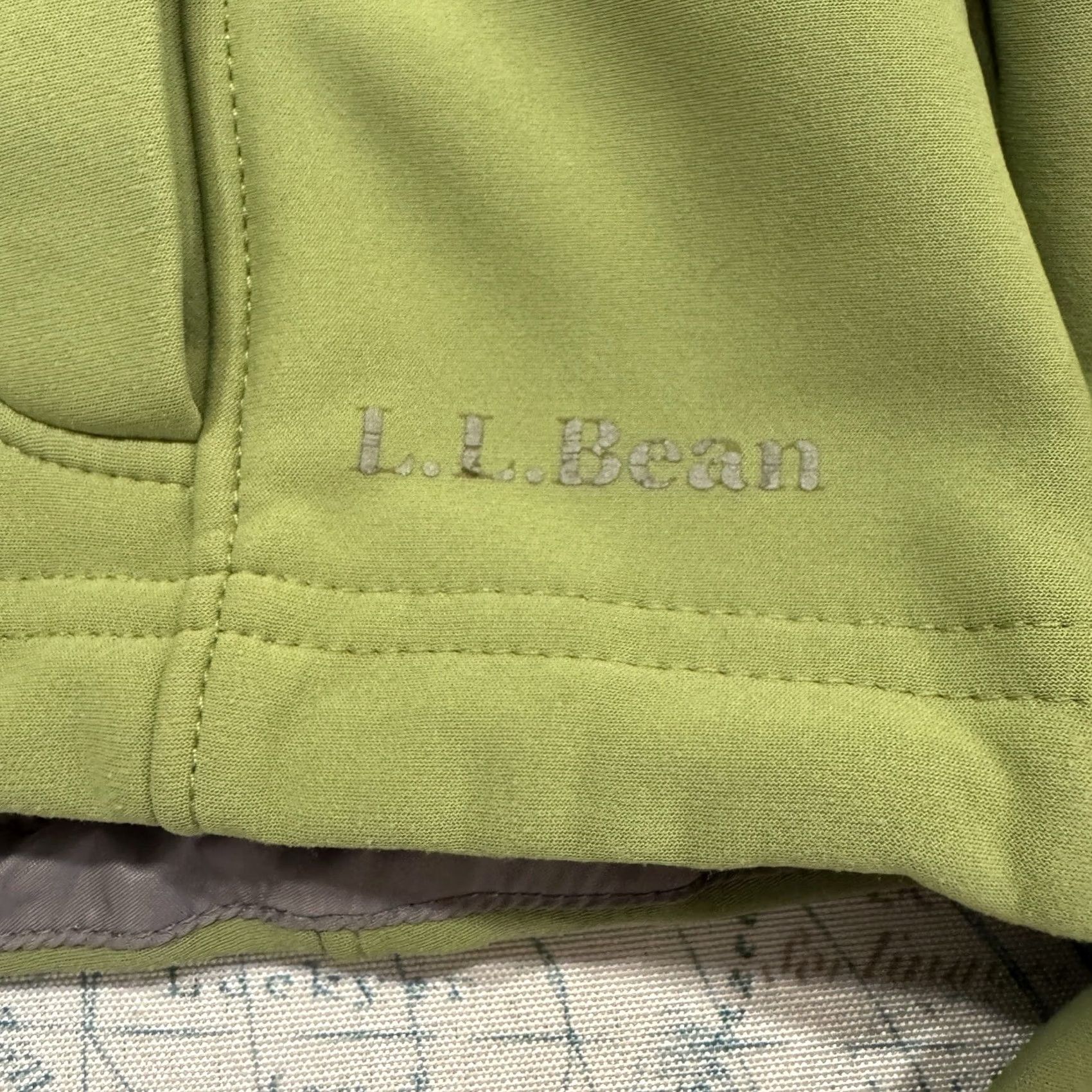 Vintage L.L. Bean Soft Shell Wind Stopper Jacket Zip Women S Green 0AKM4 Size S / US 4 / IT 40 - 5 Thumbnail