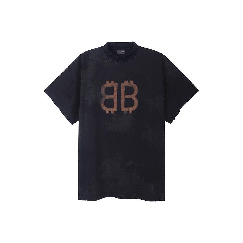 Balenciaga Balenciaga Logo T-Shirt Size L Size US L / EU 52-54 / 3 - 1 Thumbnail