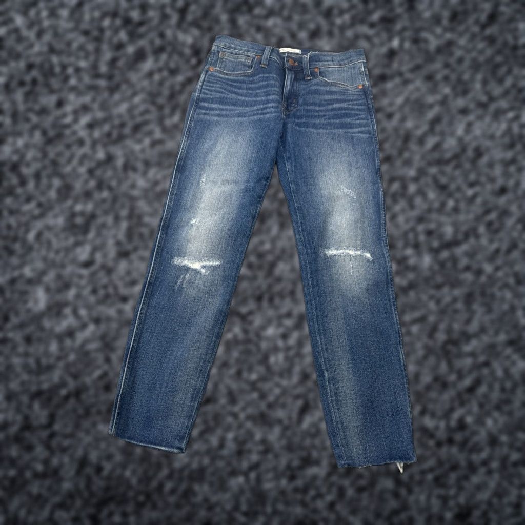 Madewell Madewell Jeans Women’s 27 Skinny 9” High Rise Blue Crop 28x24 Cropped Regular Inseam 24 Women’s Size 28 Black 28x25 Vintage Perfect Pre-owned Size 27" / US 4 / IT 40 - 1 Thumbnail