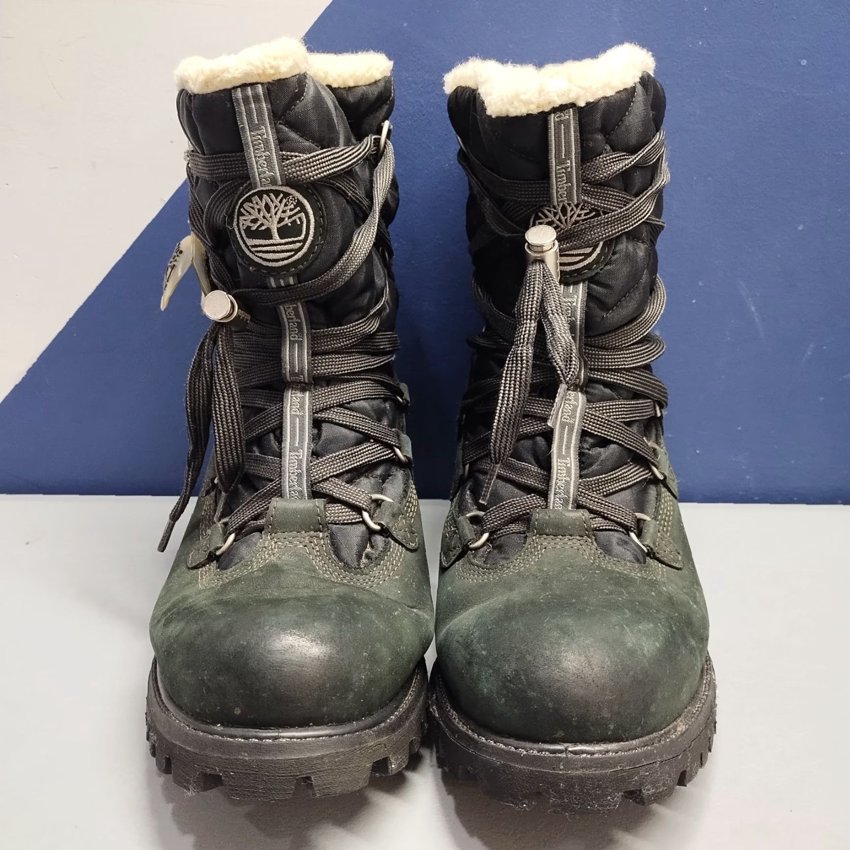 Timberland Timberland Boots Mens Size 10.5 Black Faux Fur Lined Water Resistant Insulated Casual Workwear Size US 11 / EU 44 - 2 Thumbnail